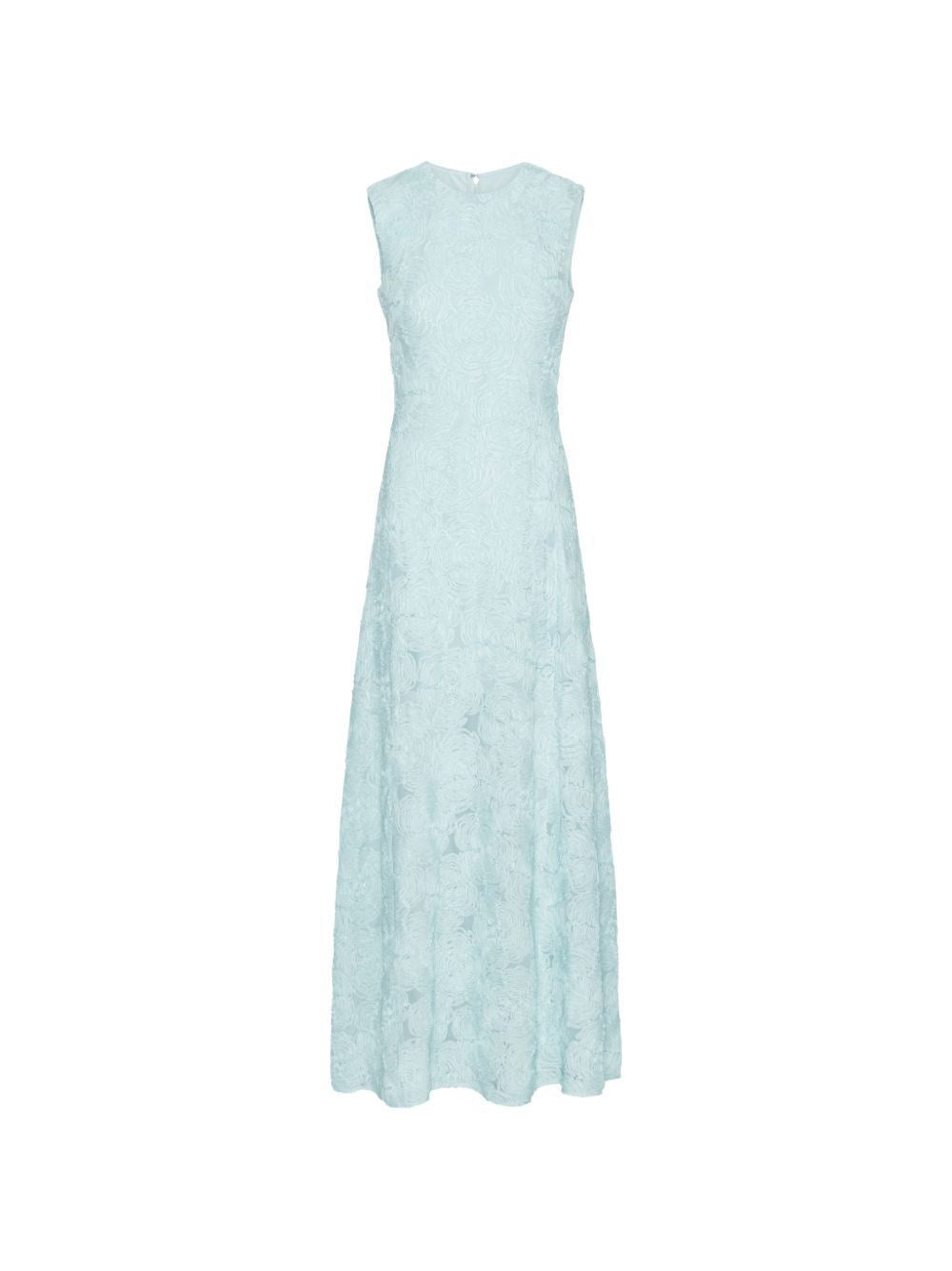 Rotate Women Long Jacquard Dress With Floral Pattern ROTATE