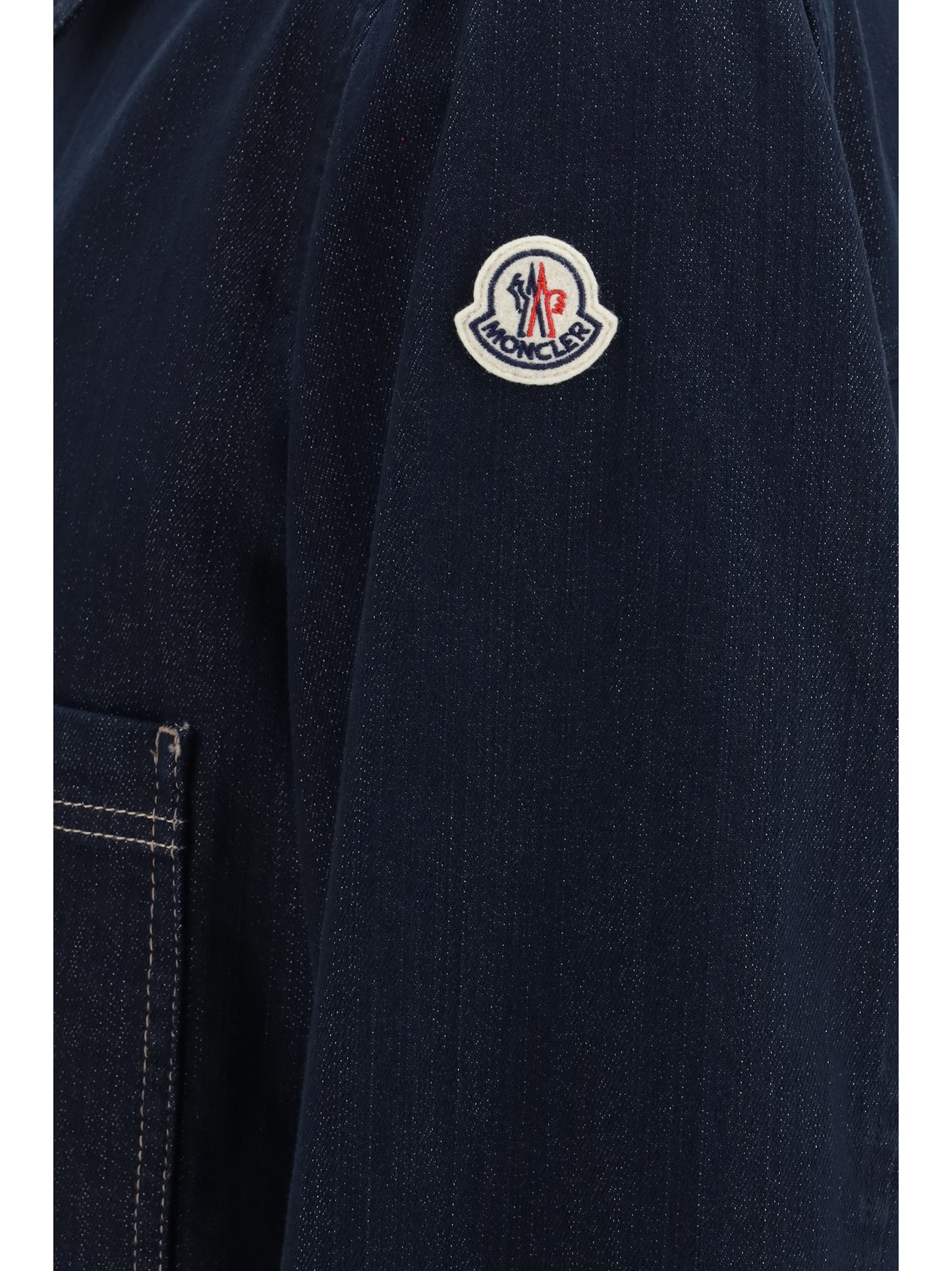 Moncler Men Haderu Denim Shirt Jacket MONCLER