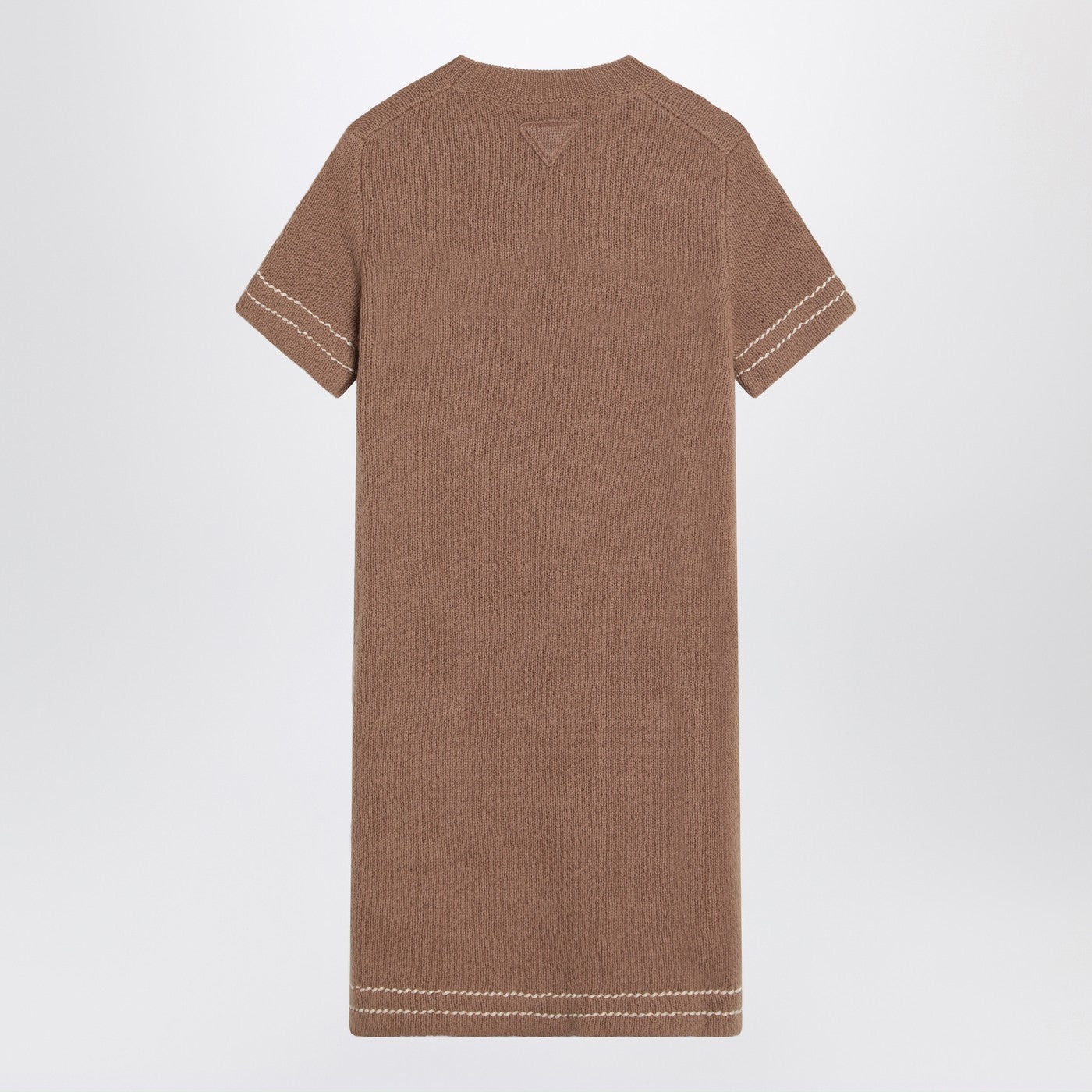 Prada Camel-Coloured Cashmere Short Dress Women PRADA