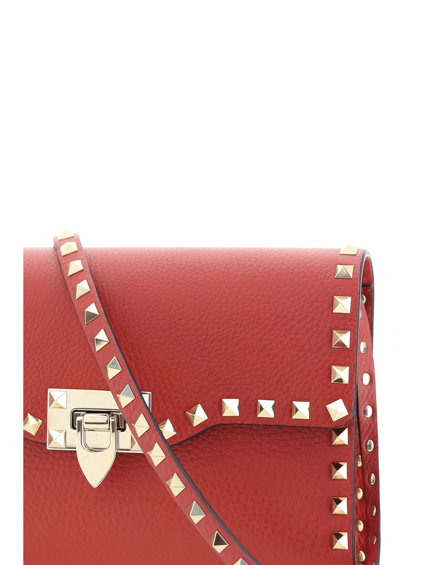 Valentino Garavani Women Small Rockstud Grained Calfskin Shoulder Bag VALENTINO GARAVANI