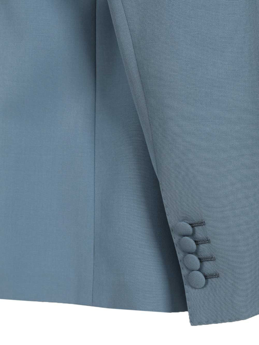 Dolce & Gabbana Men Double-Breasted Wool Poplin Jacket DOLCE & GABBANA