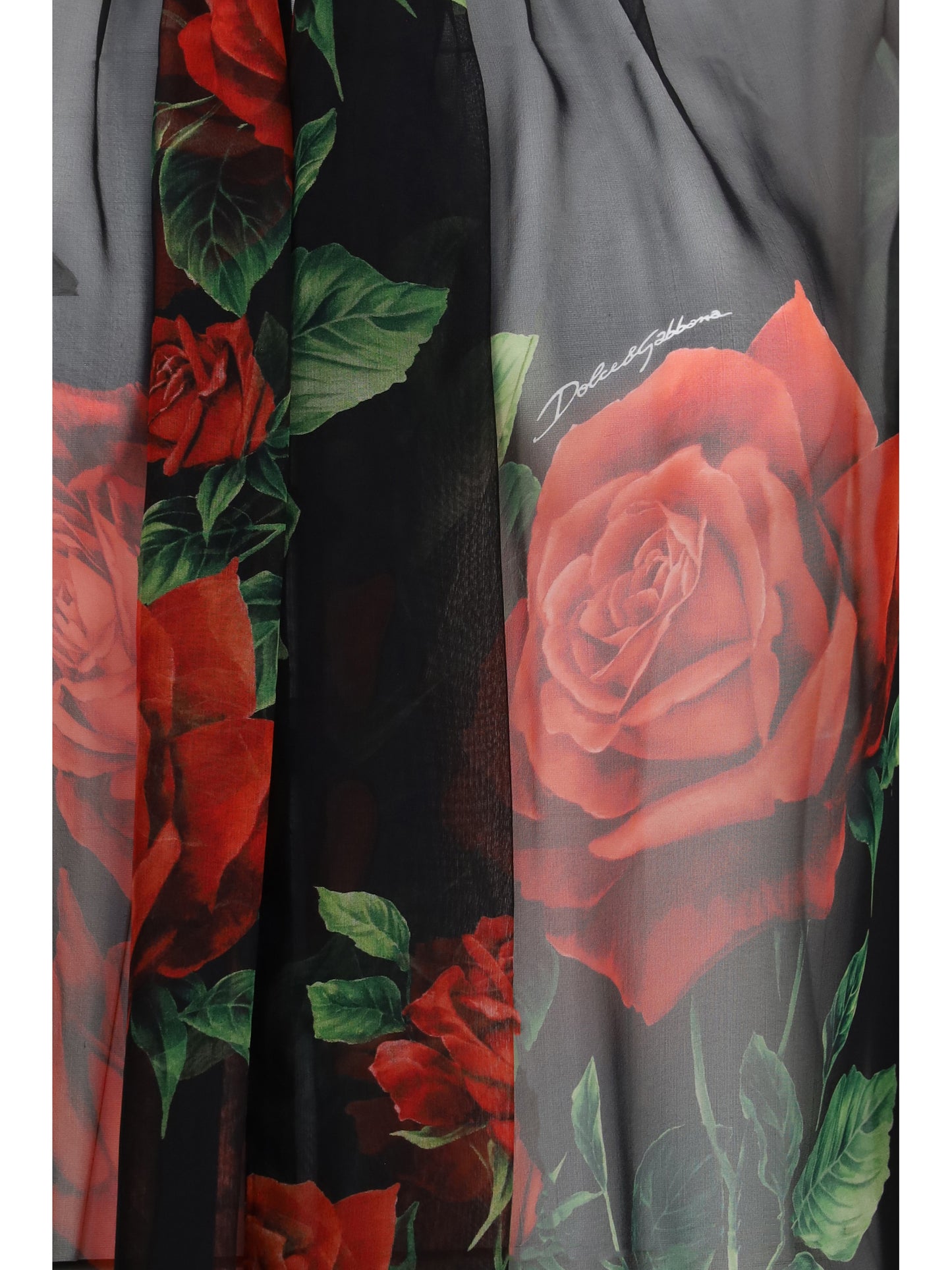 Dolce & Gabbana Women Rose Print Chiffon Blouse DOLCE & GABBANA