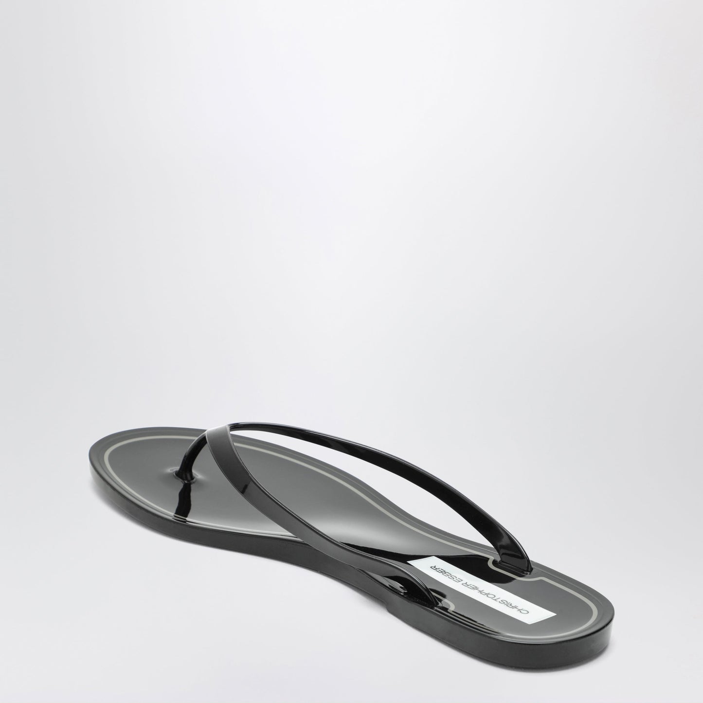 Christopher Esber Jo Thong Sandals, Transparent/Black Women CHRISTOPHER ESBER