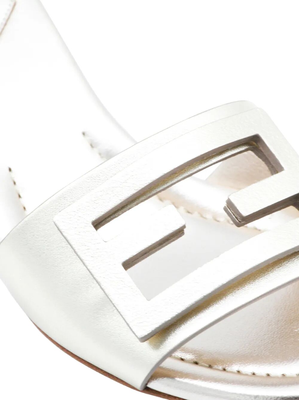 Fendi Women Slide Vitello Lamin+Ff Vit.Lam FENDI