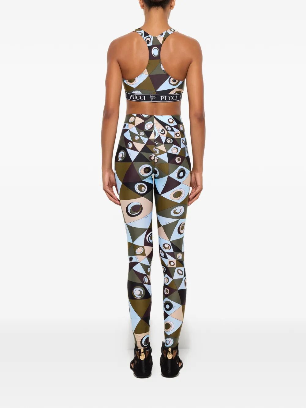 Pucci Women Reggiseno Sportivo In Stampa Occhi PUCCI
