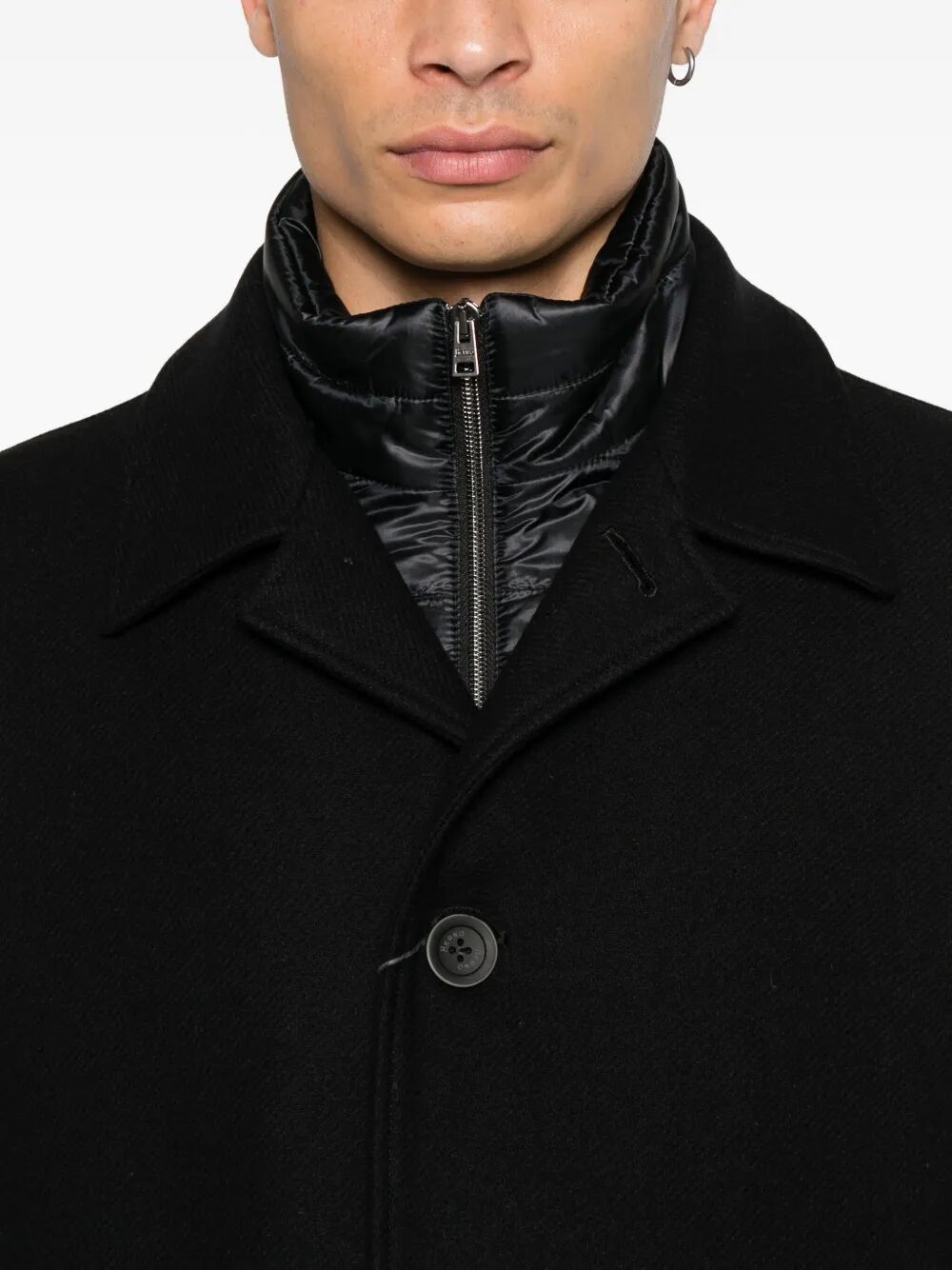 Herno Men Single-Breasted Padded Coat HERNO