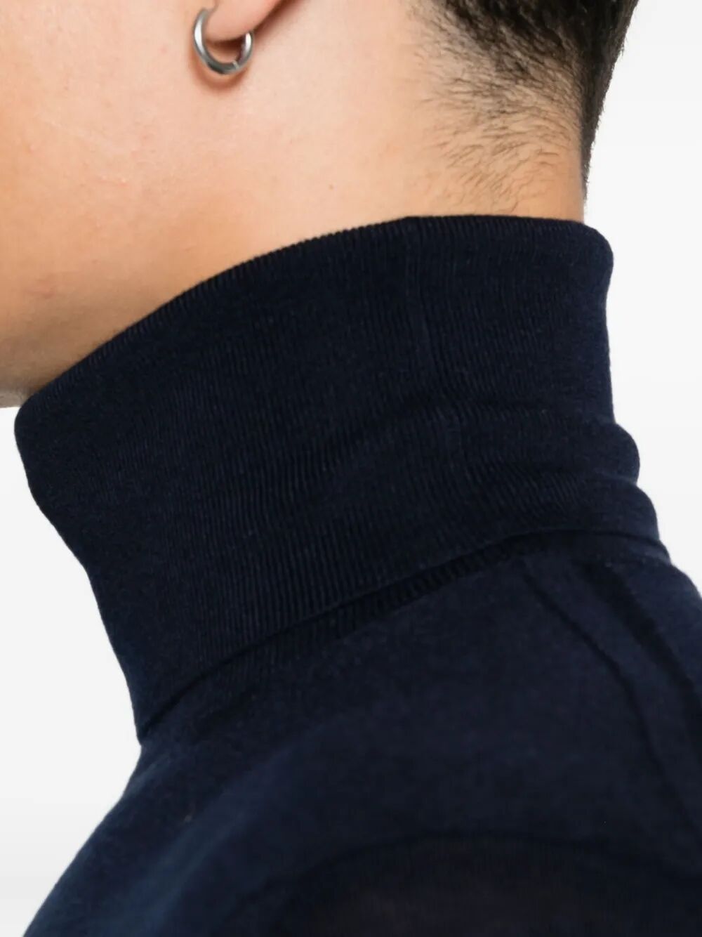 Saint Laurent Men Cashmere, Wool And Silk Turtleneck