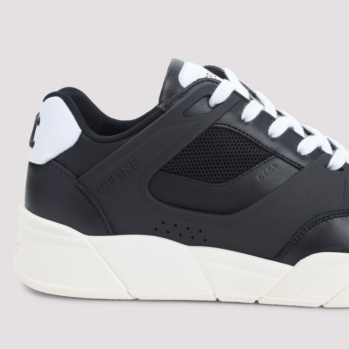 Celine Ct-09 Leather, Rubber And Mesh Sneakers Men CELINE