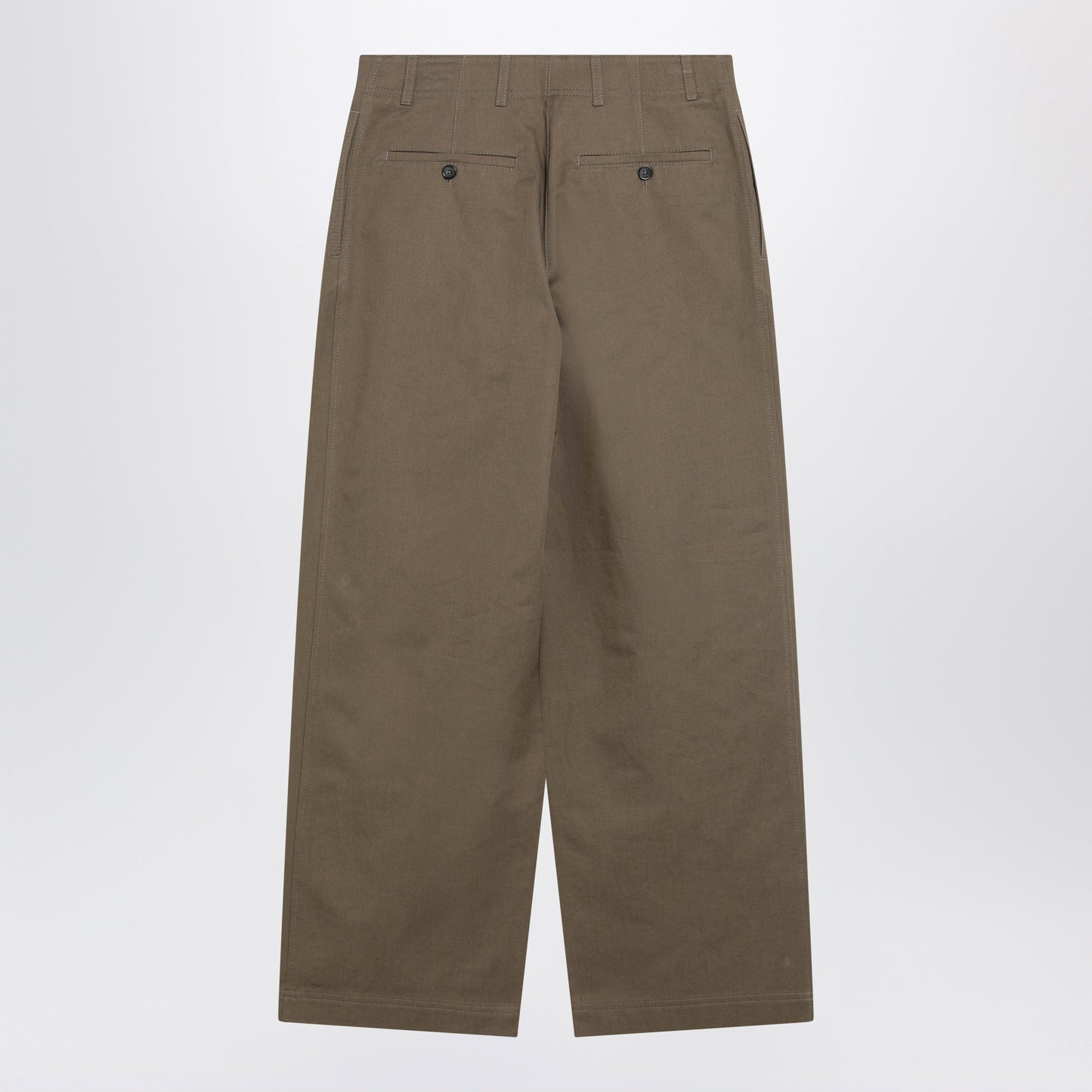 Toteme Hazelnut Cotton Trousers Women TOTEME