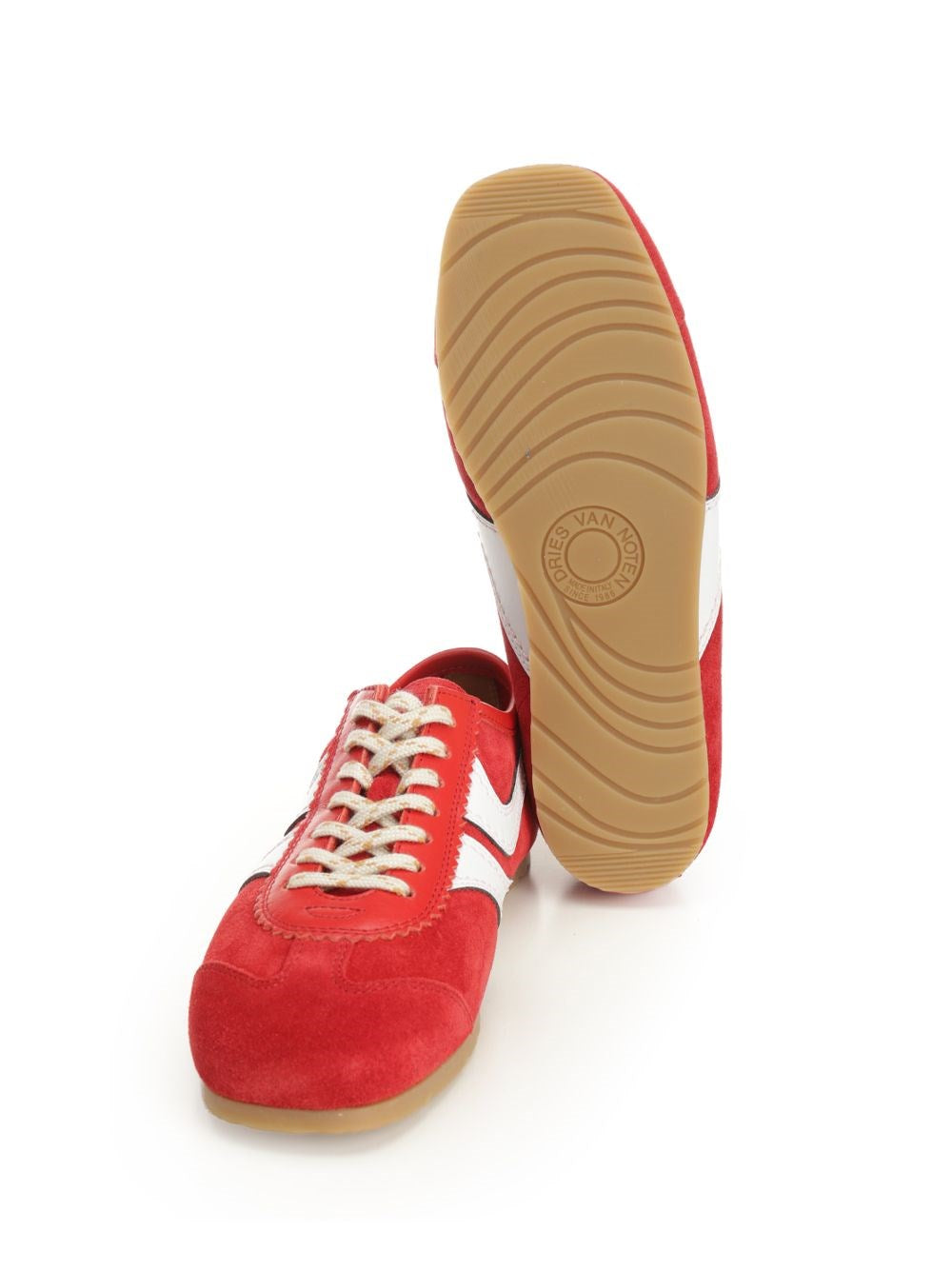 Dries Van Noten Women Leather And Suede Sneakers DRIES VAN NOTEN