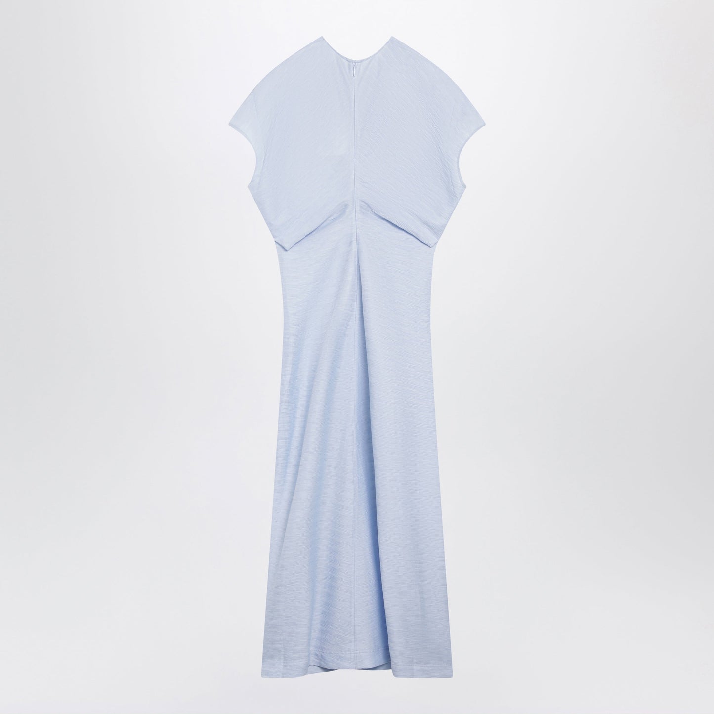 Toteme Sky Blue Fluid Satin Dress Women TOTEME
