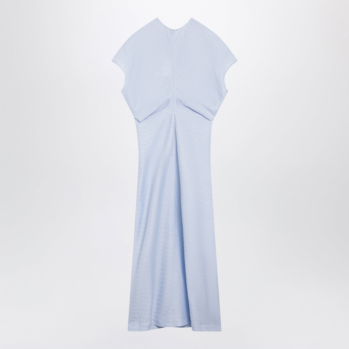 Toteme Sky Blue Fluid Satin Dress Women TOTEME