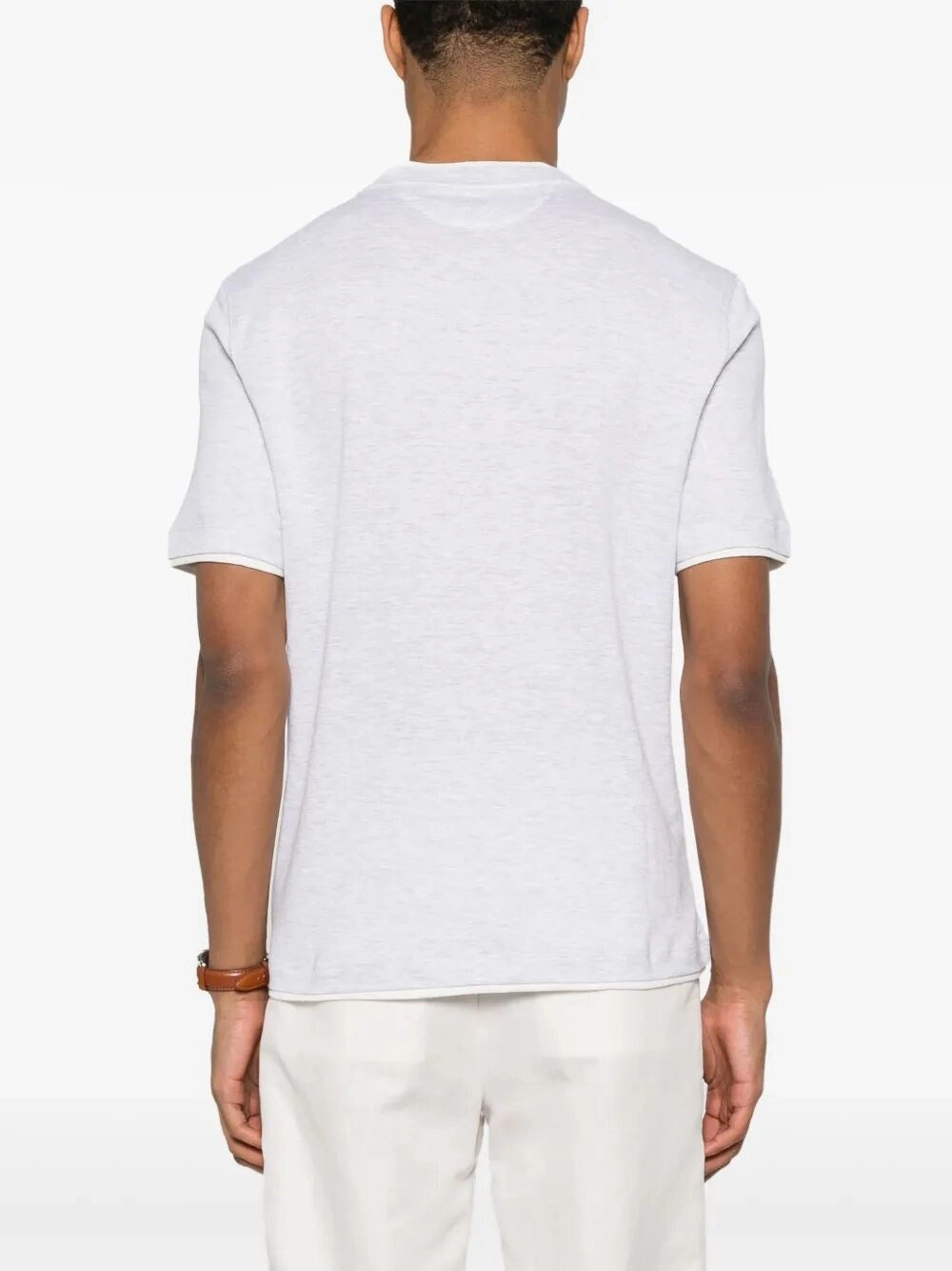 Brunello Cucinelli Men T-Shirt With Faux-Layering BRUNELLO CUCINELLI