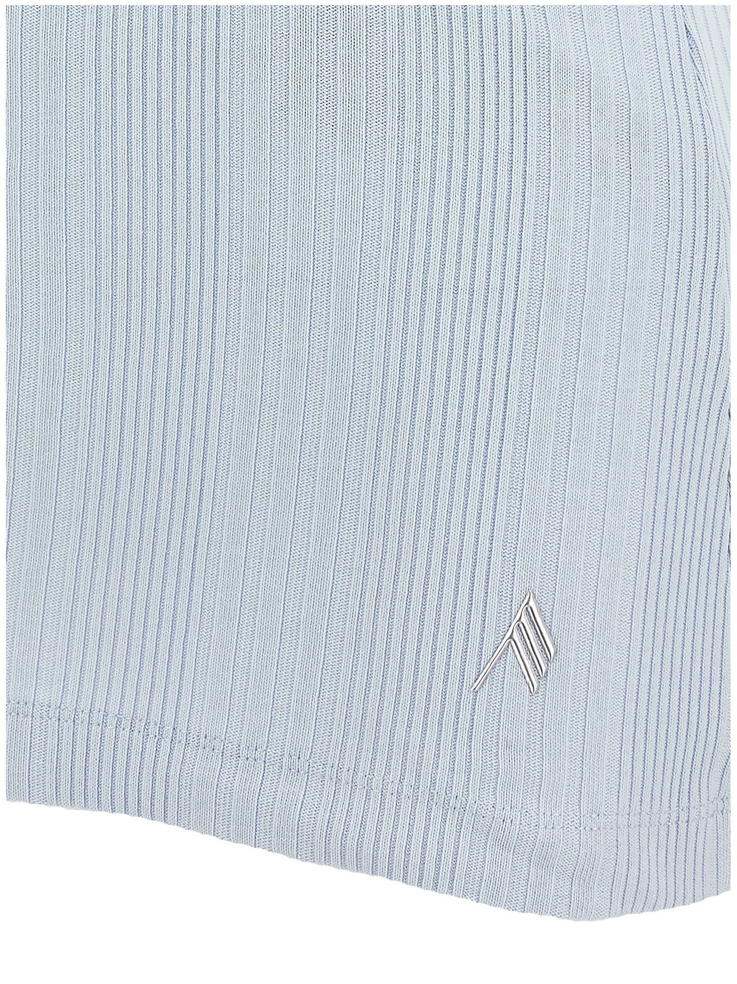 The Attico Women Logo Ribbed Top THE ATTICO