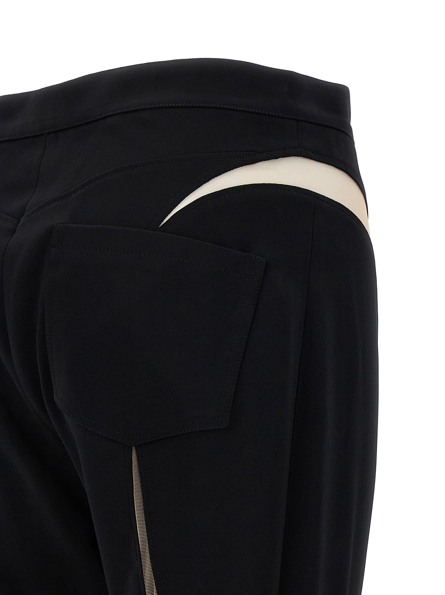 Mugler Women Mesh Insert Leggings MUGLER