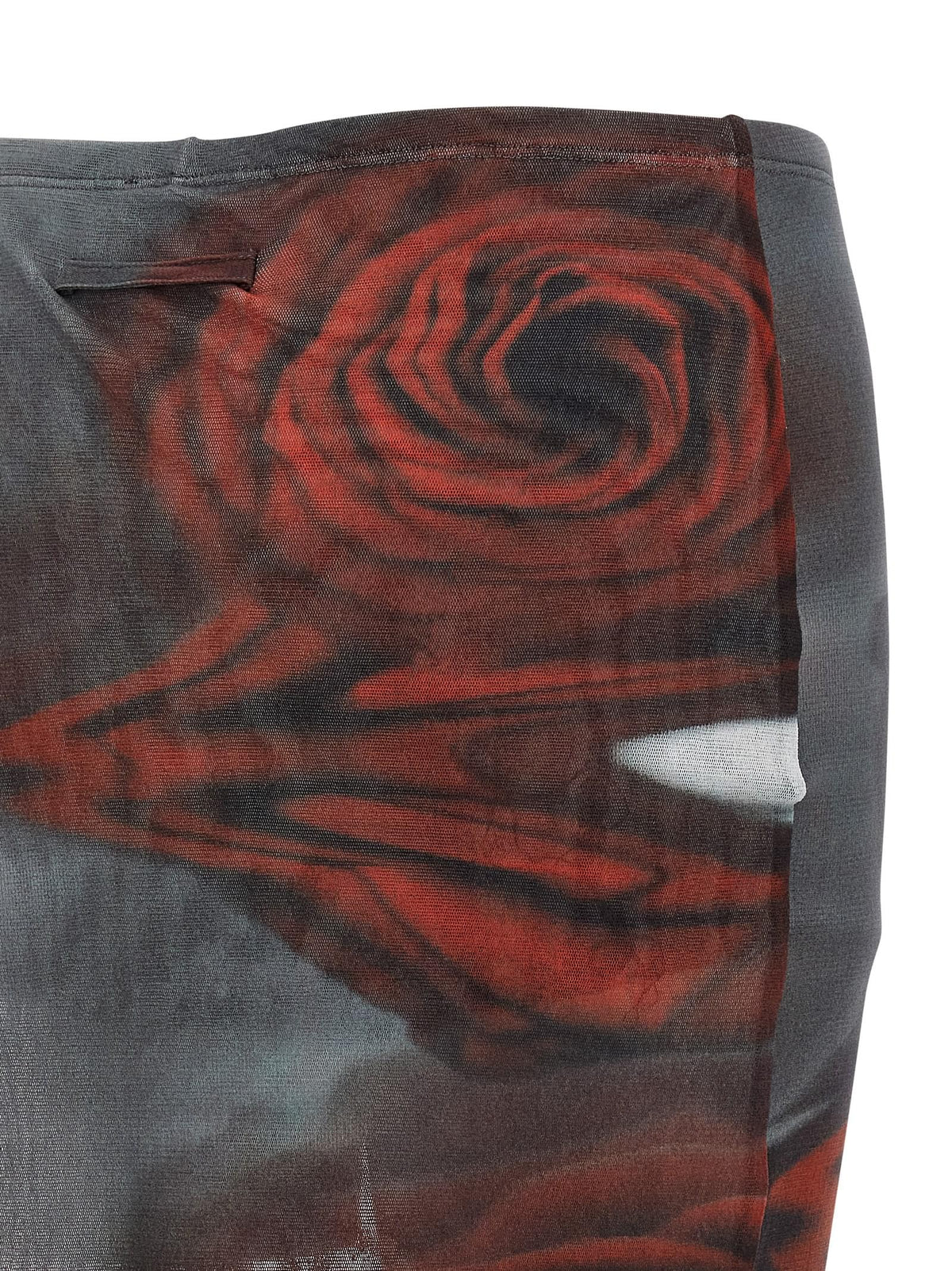 Jean Paul Gaultier Women 'The Red Blurry Roses' Skort JEAN PAUL GAULTIER