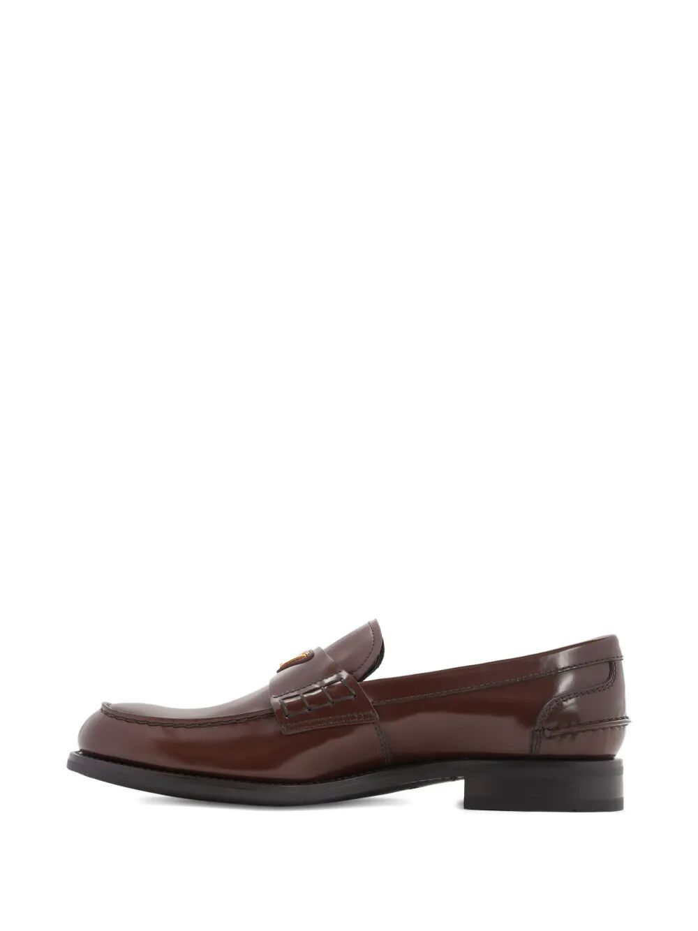 Prada Men Brushed Leather Loafers PRADA