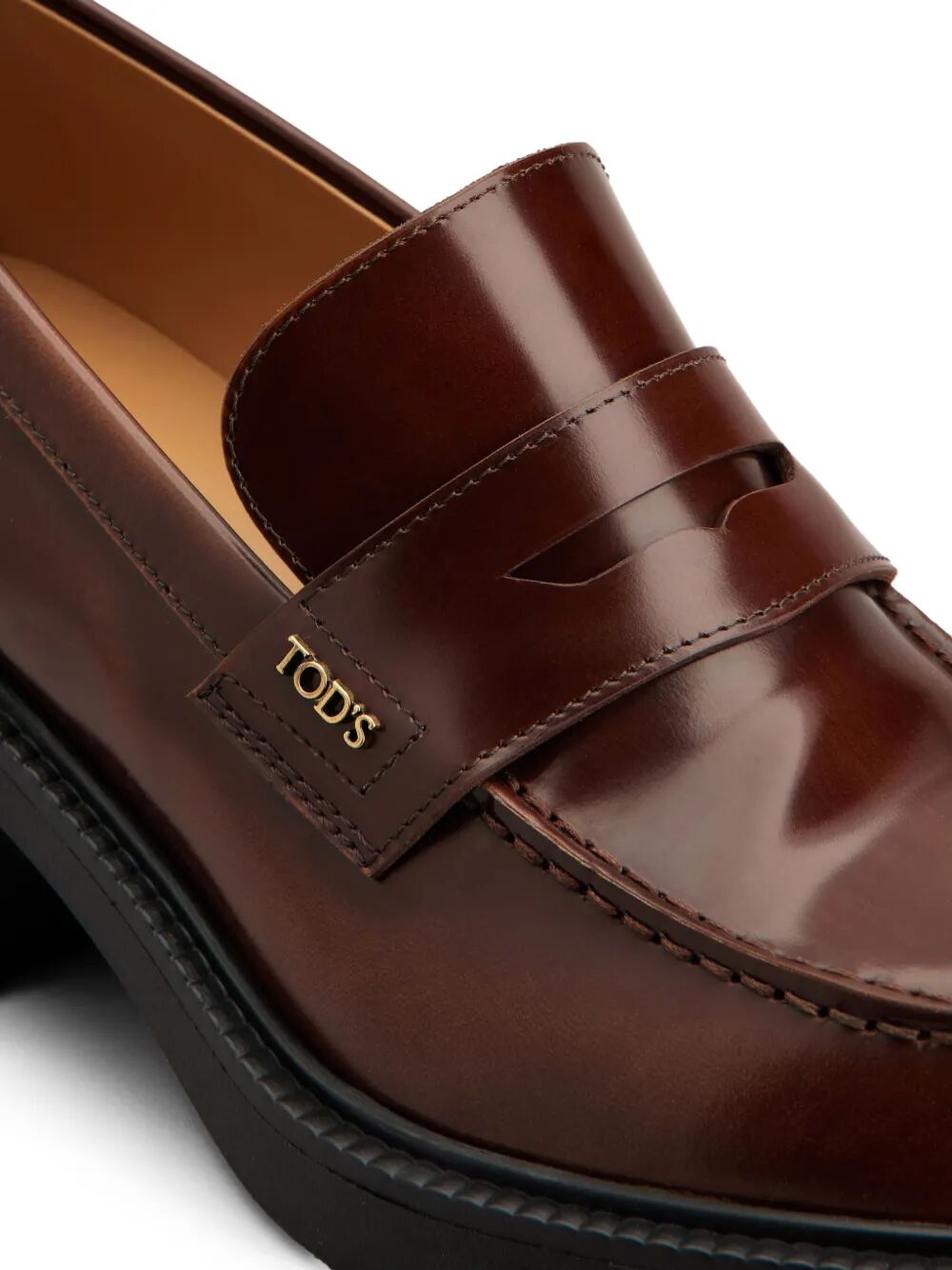 Tod's Women Leather Heeled Penny Loafers TOD'S