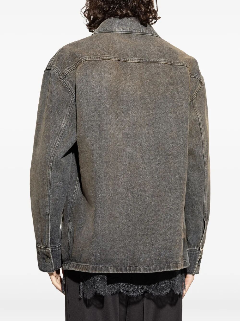 Fendi Men Jacket Marble Overdye FENDI