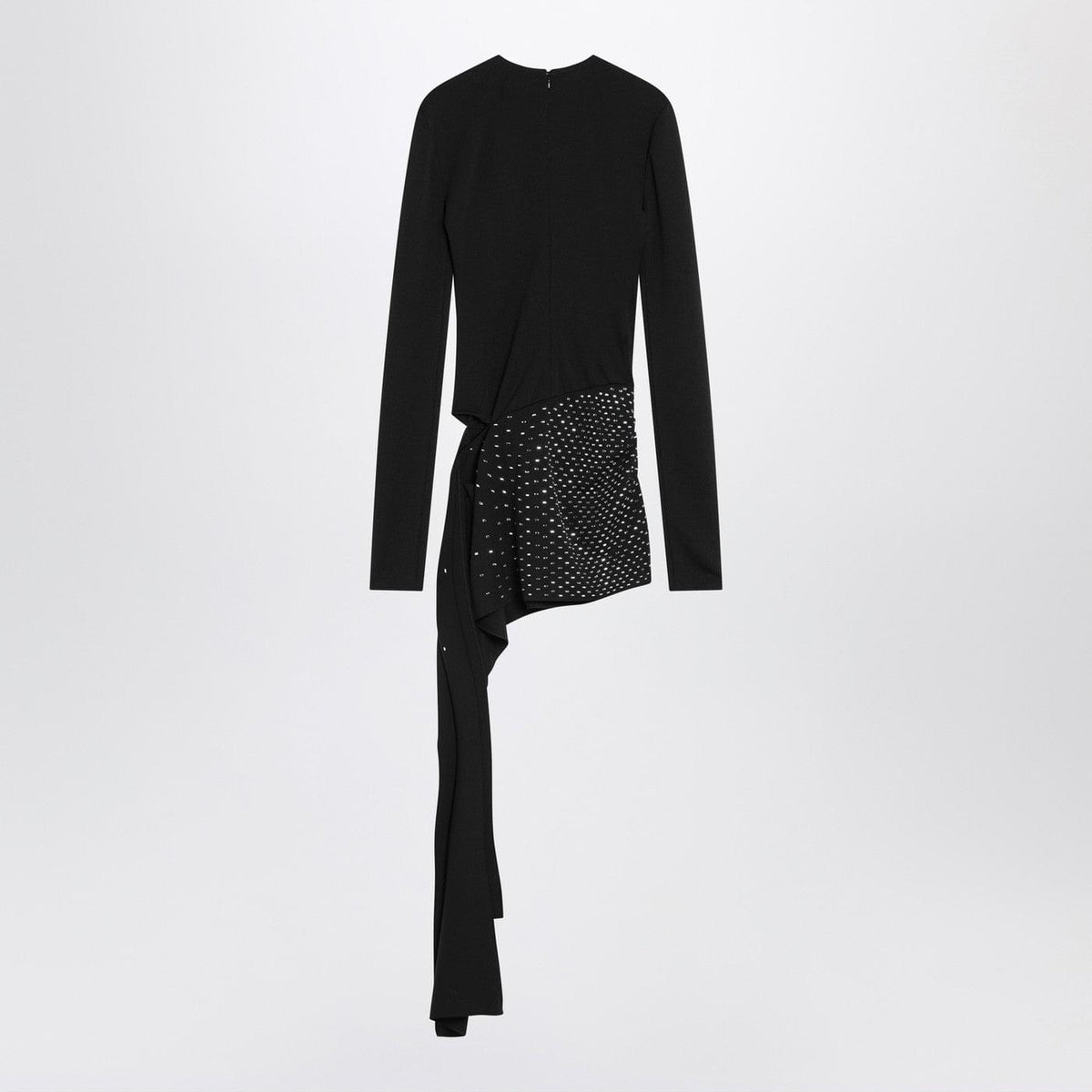 The Attico Mini Black Dress With Thermostrass Women THE ATTICO