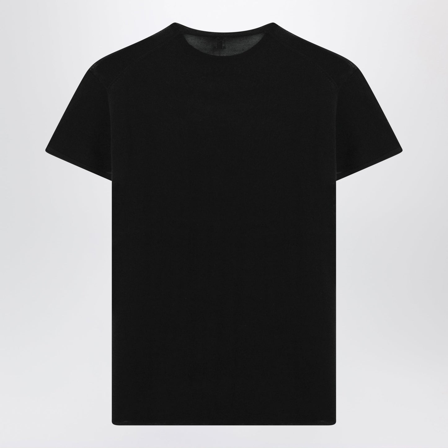Toteme Black Silk Crãªpe T-Shirt Women TOTEME