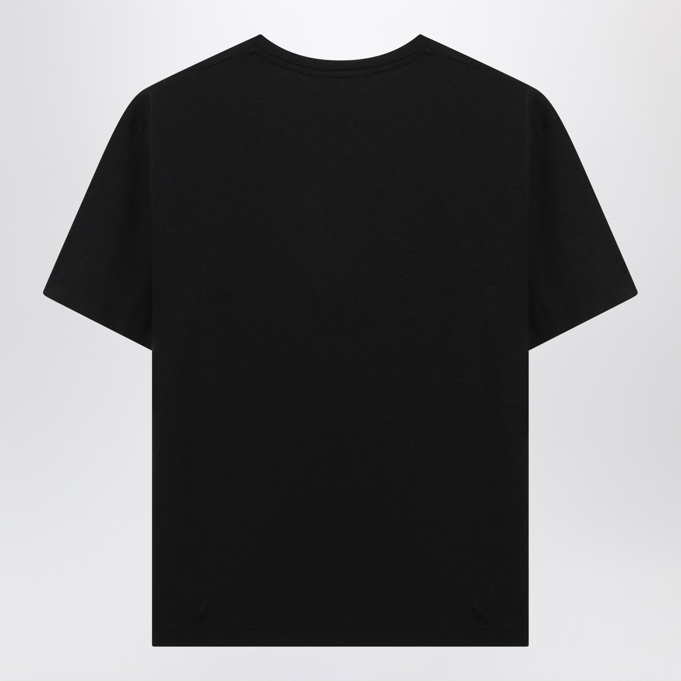 Toteme Black Organic Cotton-Blend T-Shirt Women TOTEME
