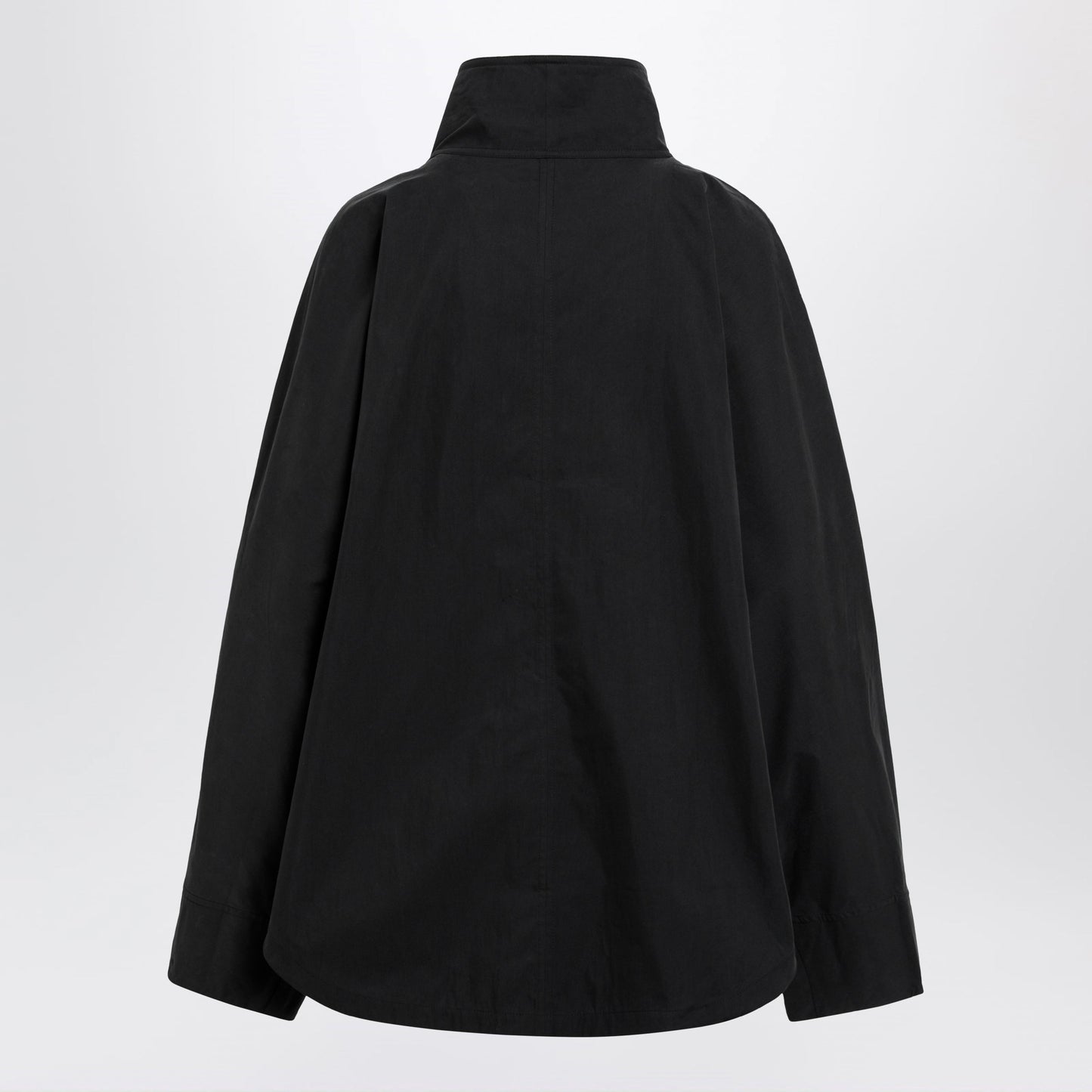 Toteme Black Cotton-Blend Windbreaker Jacket Women TOTEME