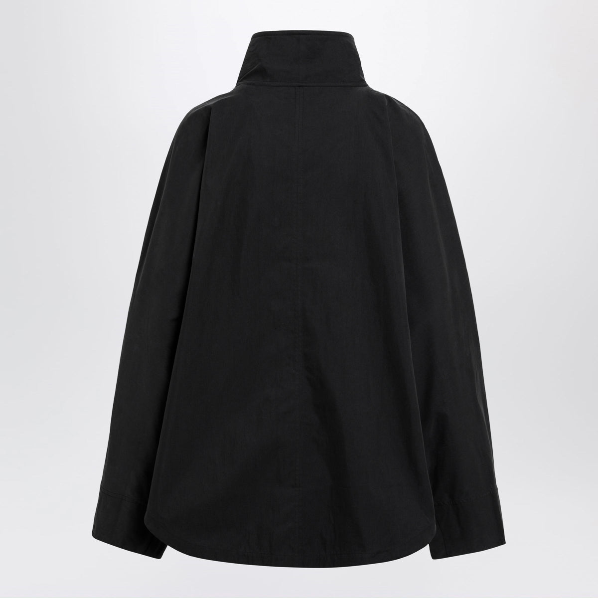 Toteme Black Cotton-Blend Windbreaker Jacket Women TOTEME