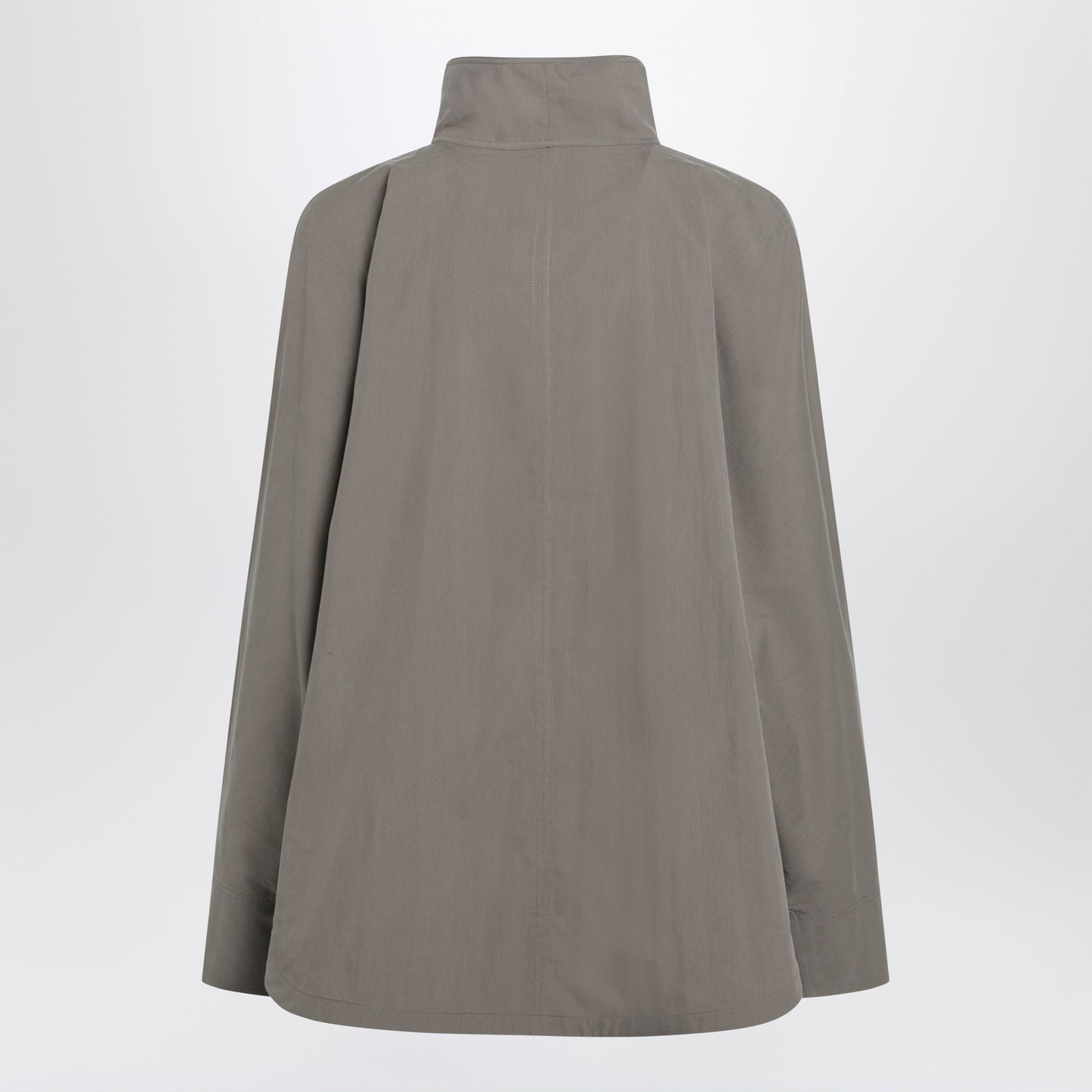 Toteme Windbreaker In Clove Grey Cotton Blend Women TOTEME