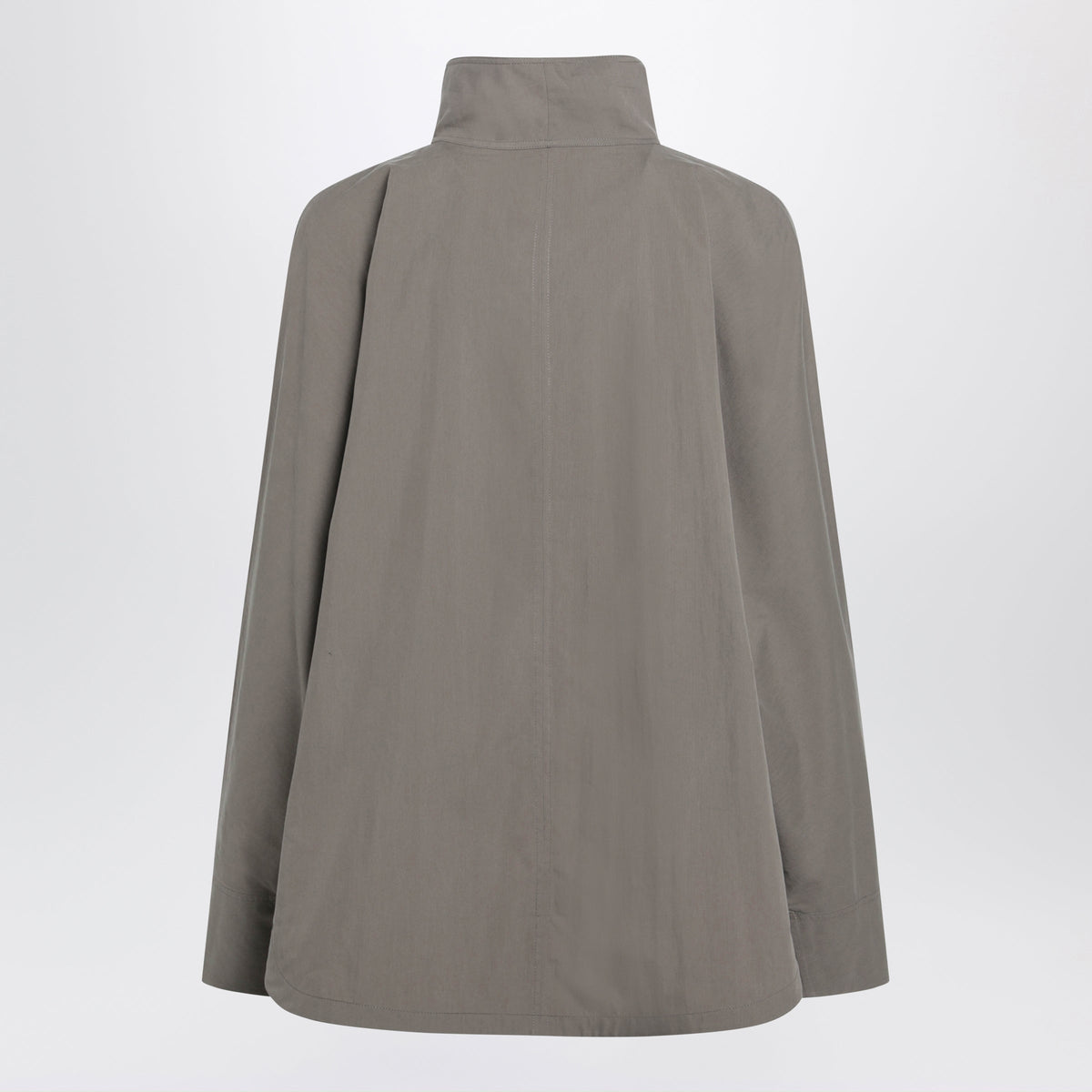 Toteme Windbreaker In Clove Grey Cotton Blend Women TOTEME