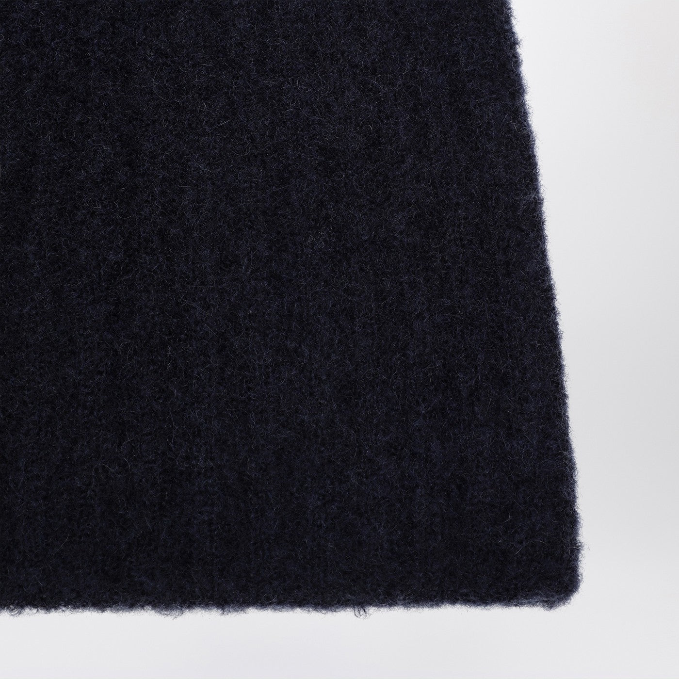 Roberto Collina Cashmere Ribbed Navy Hat Women Roberto Collina