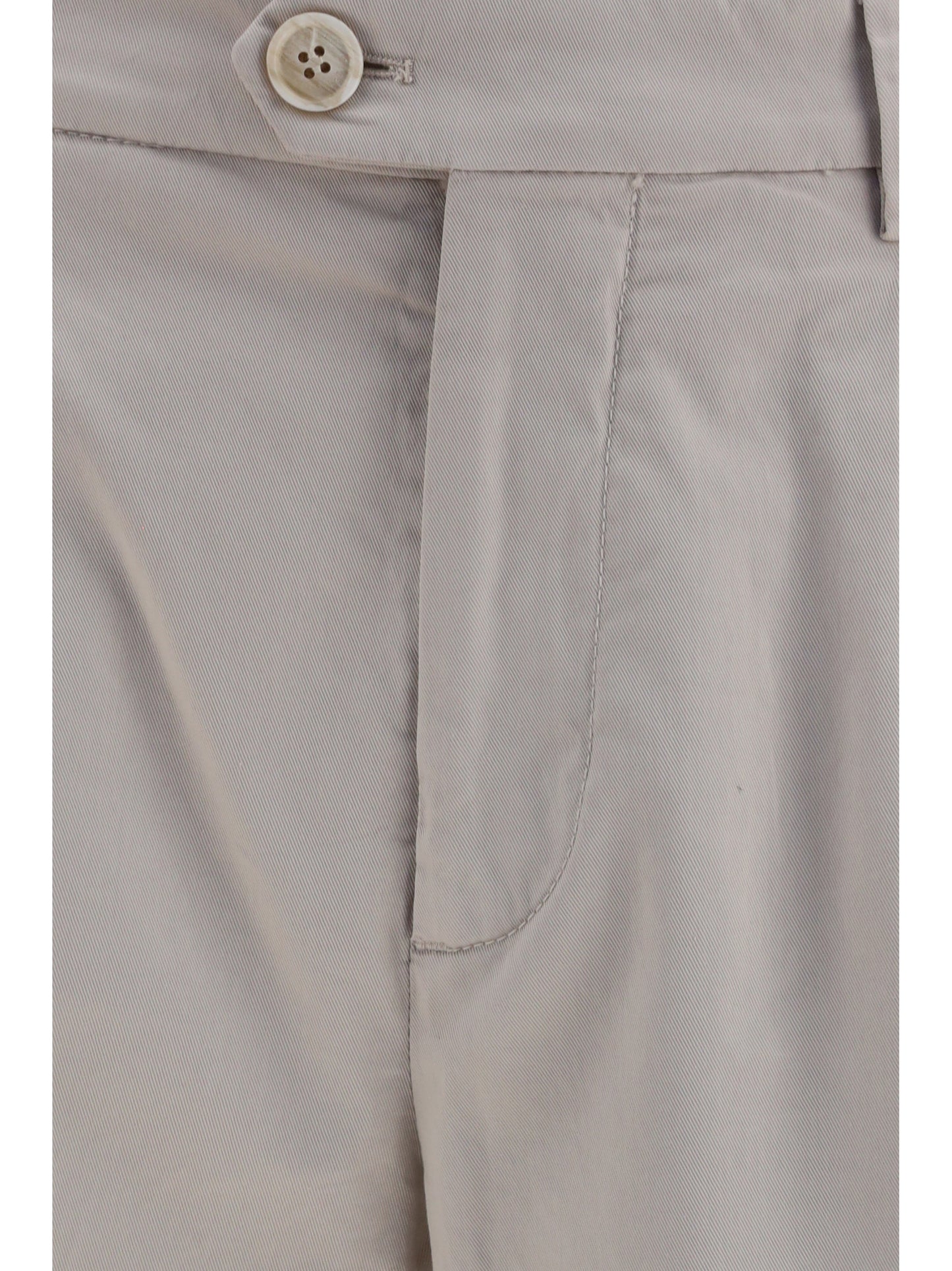 Brunello Cucinelli Men Cotton Blend Chino Pants BRUNELLO CUCINELLI