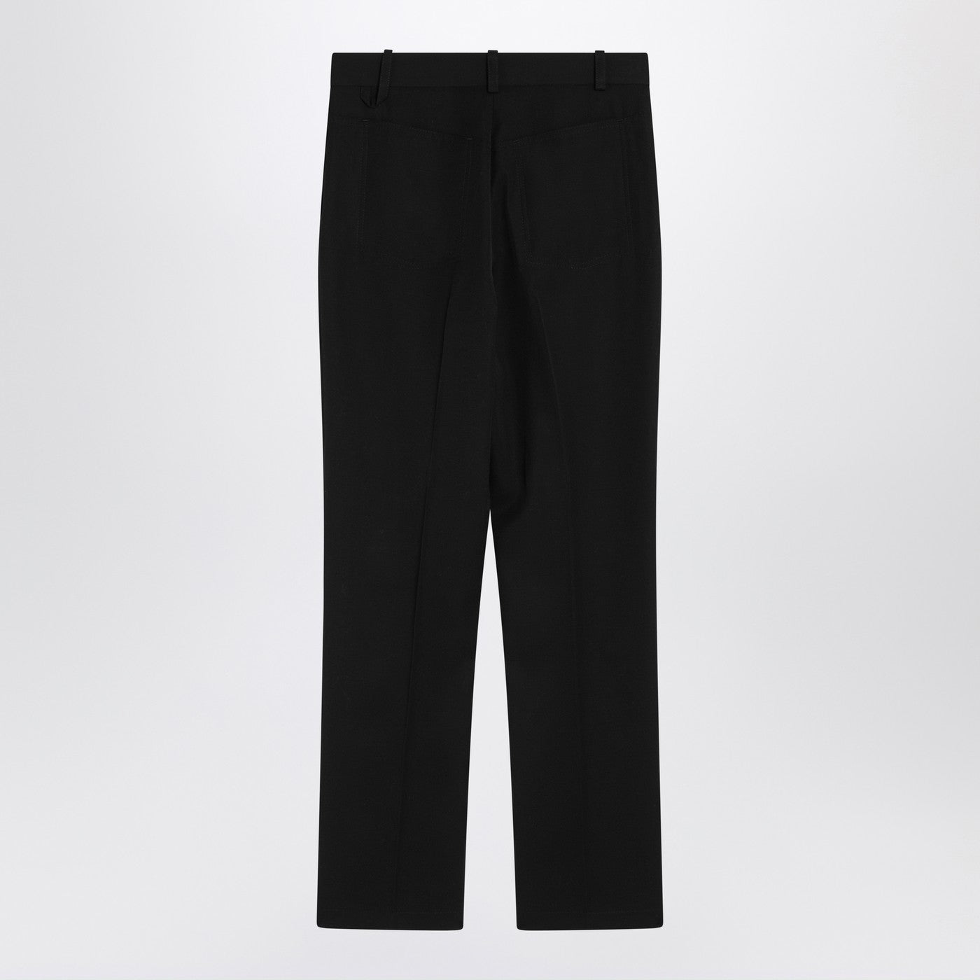 Jacquemus Black Trousers In Cotton Blend Women JACQUEMUS
