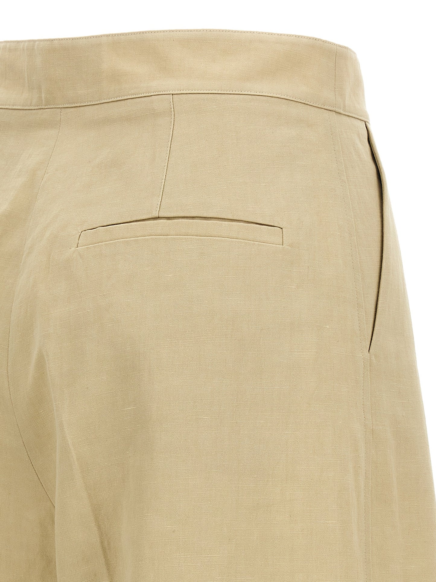 Yves Salomon Women Linen Trousers YVES SALOMON