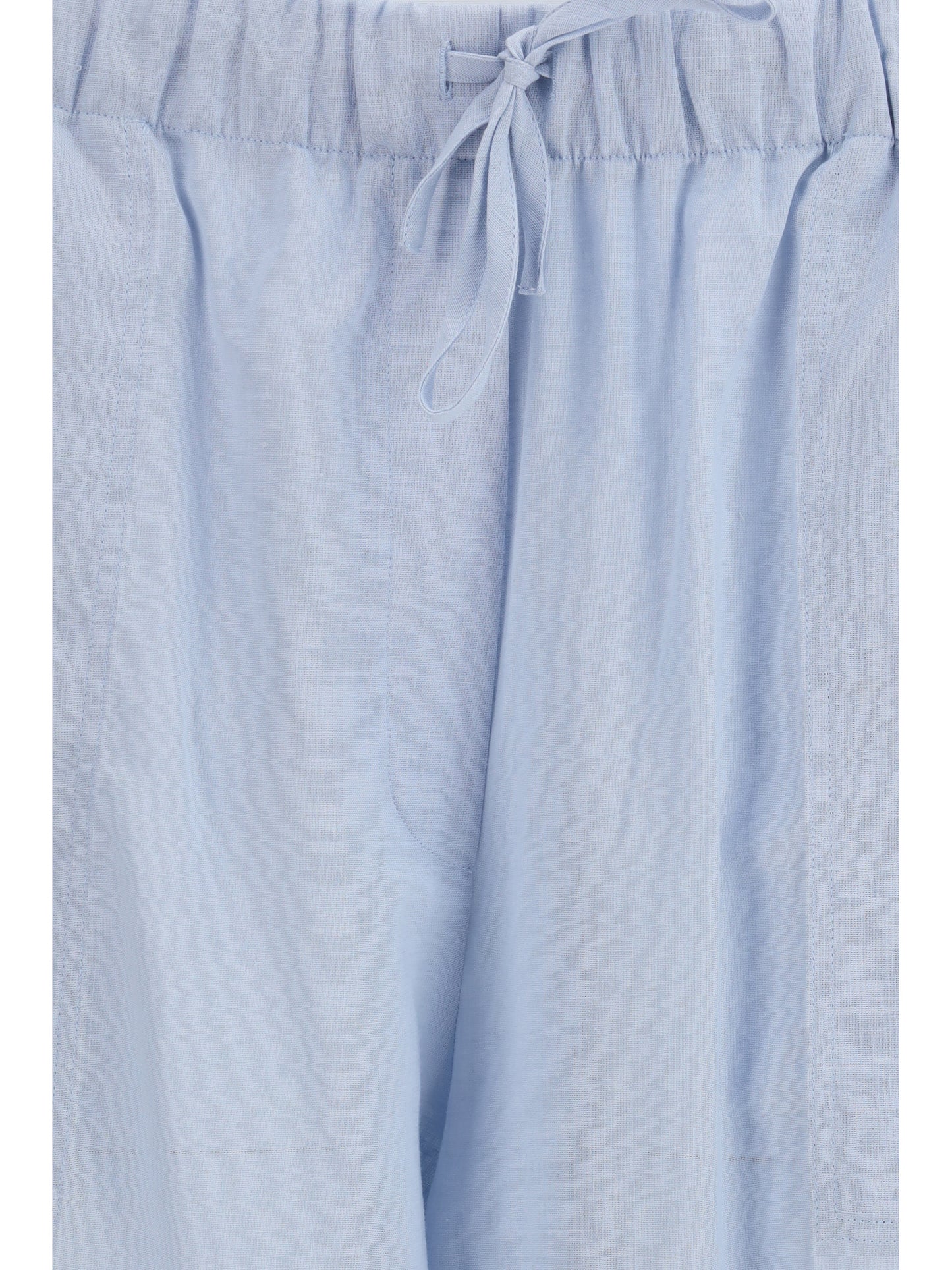 Toteme Women Cotton And Linen Blend Palazzo Pants