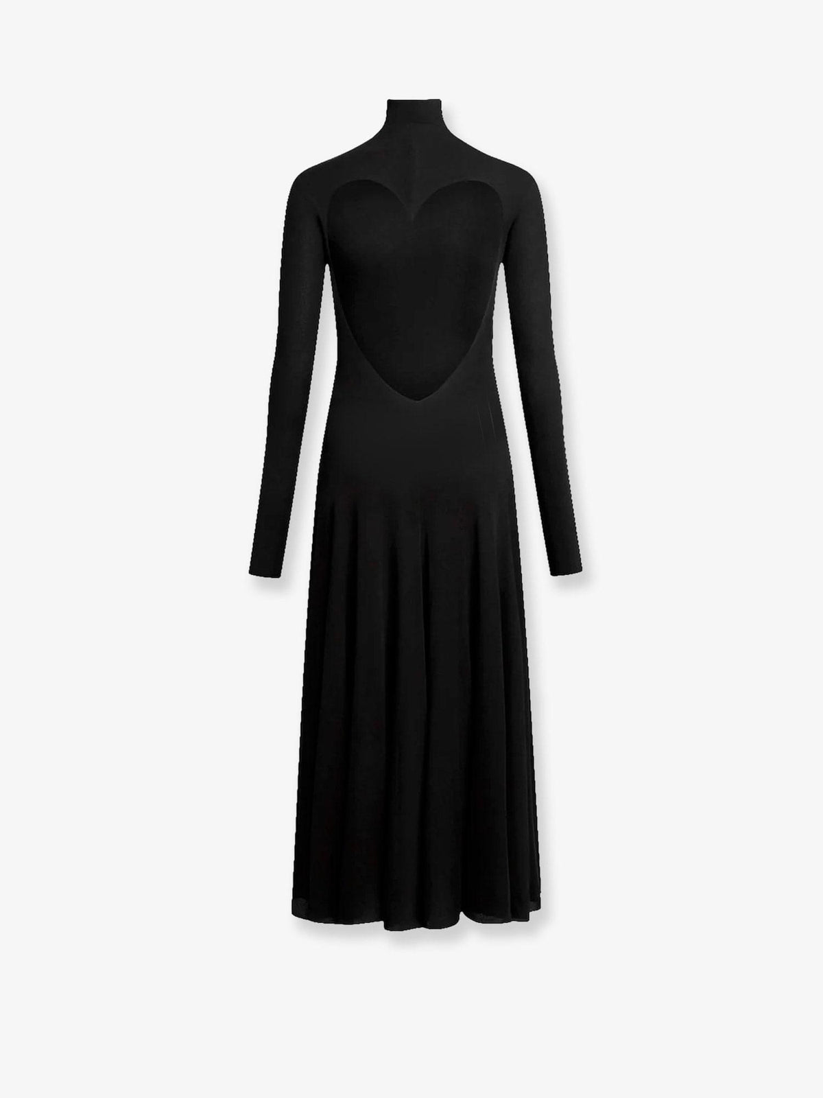 Alaia Women Viscose Long Heart Dress ALAIA