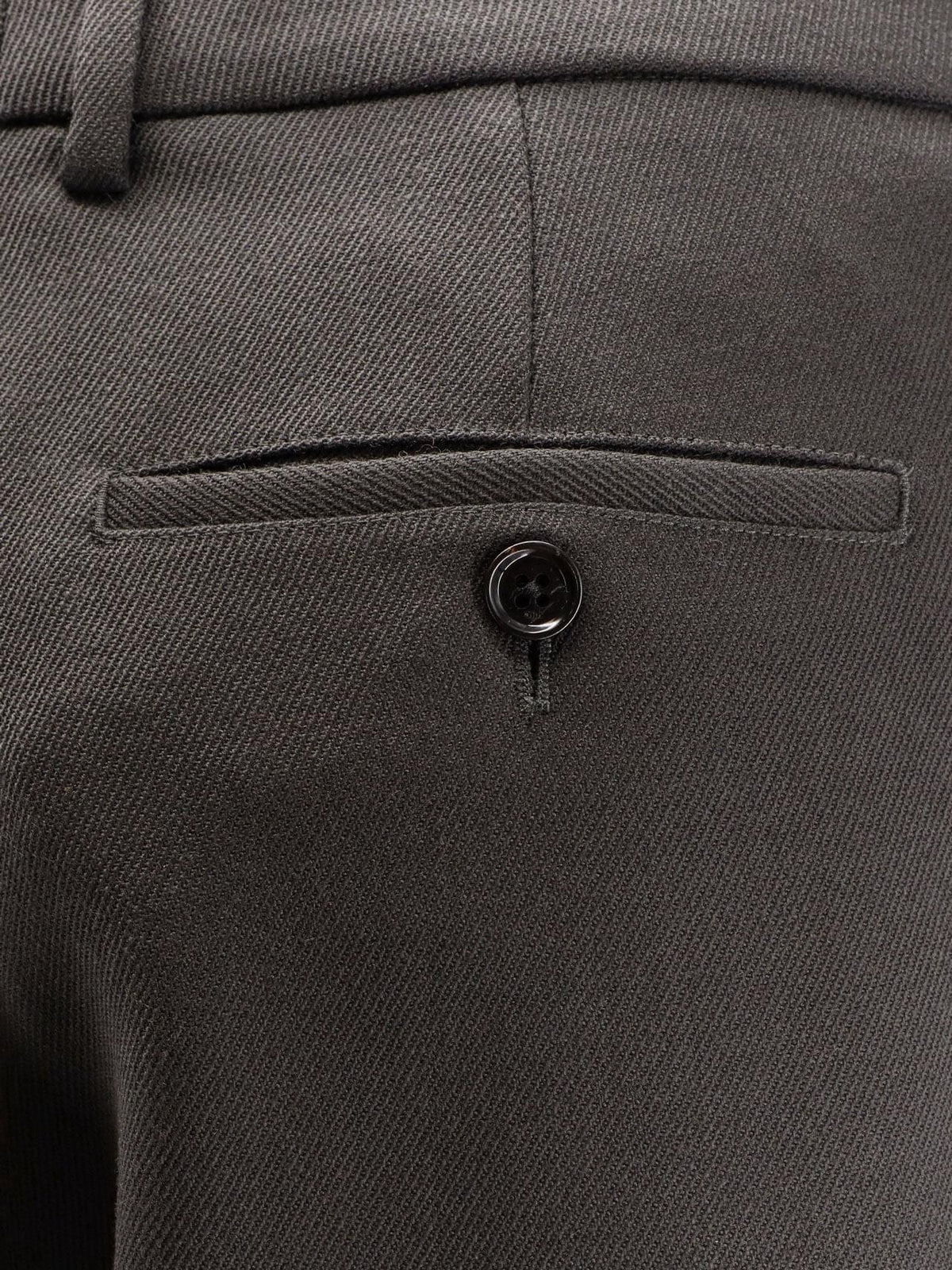 Ami Paris Men Virgin Wool Trousers AMI PARIS
