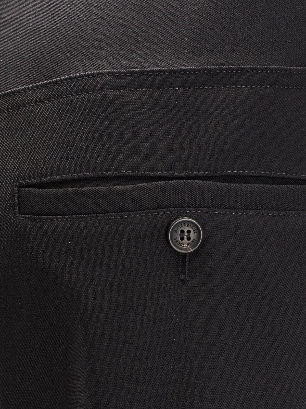 Balenciaga Men Straight Fit Cotton Trousers BALENCIAGA