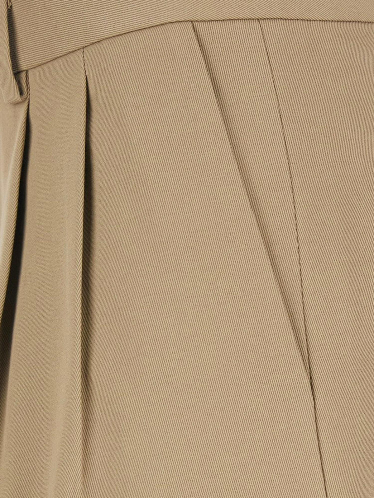 Celine Women Wool And Cotton Trousers CELINE