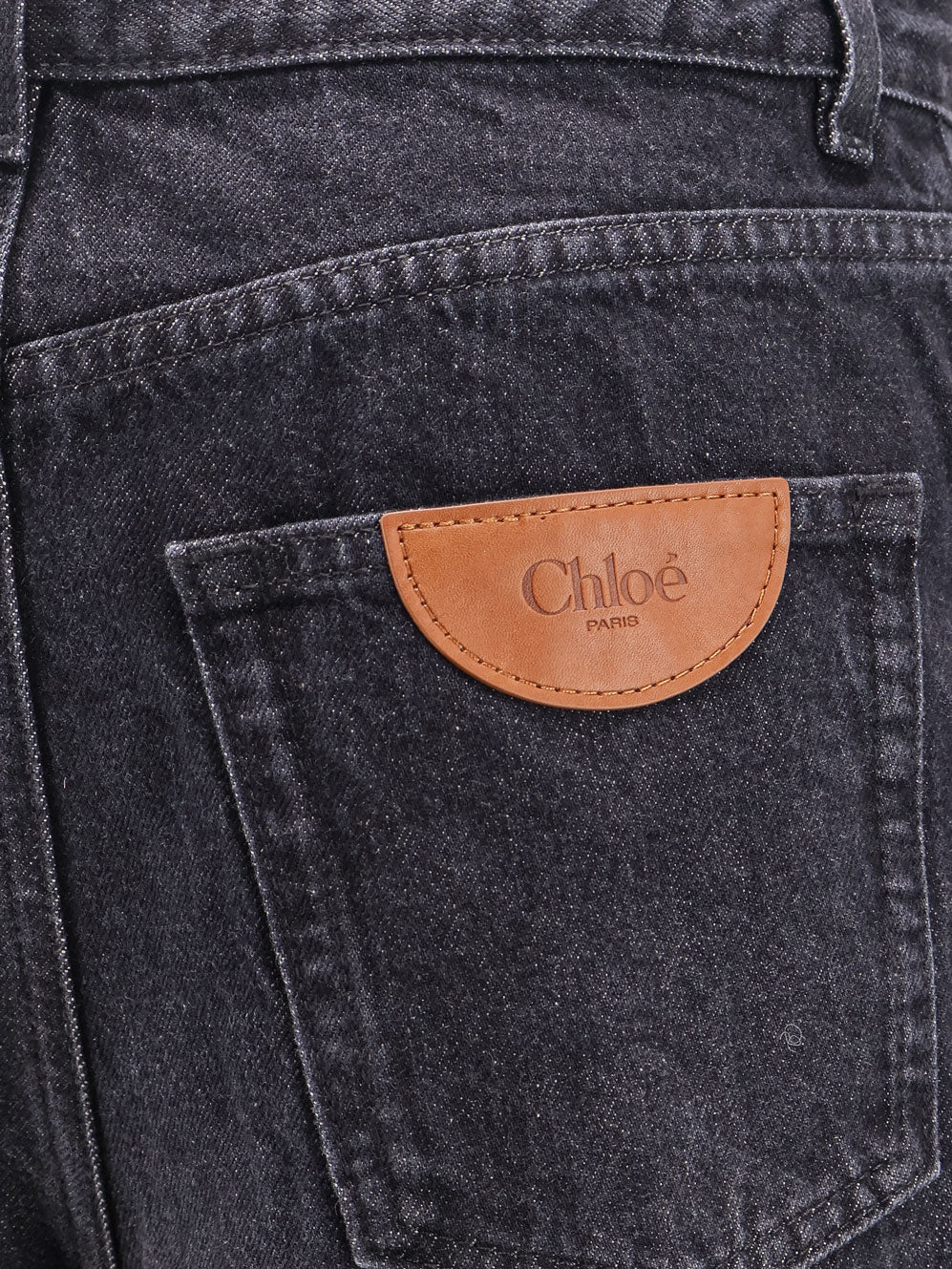Chloe' Women Jeans With Iconic Leather Logo Tag CHLOE