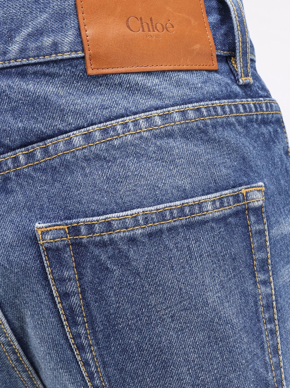 Chloe' Women Jeans With Leather Logo Tag CHLOE