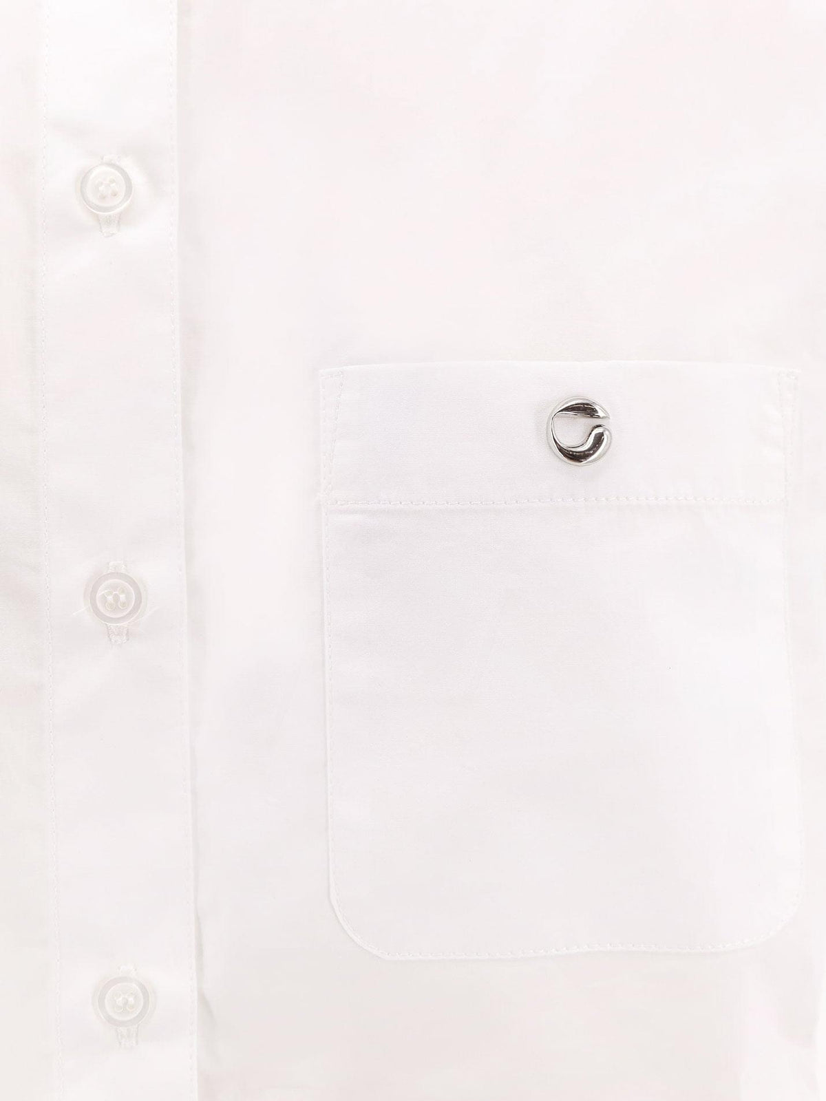 Coperni Women Boyfriend Popeline Cotton Shirt COPERNI