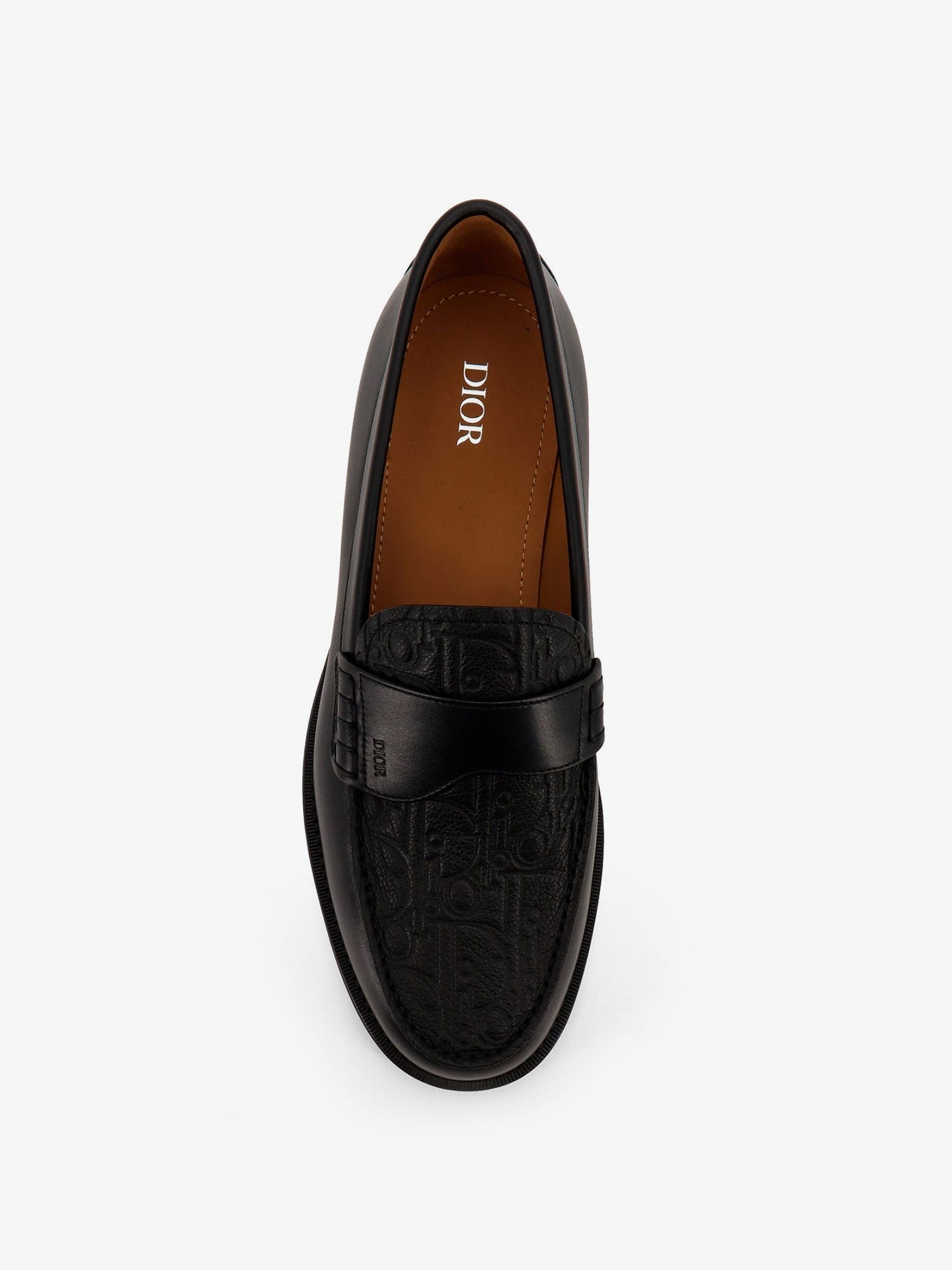 Dior Men Granvil Leather Loafers CHRISTIAN DIOR
