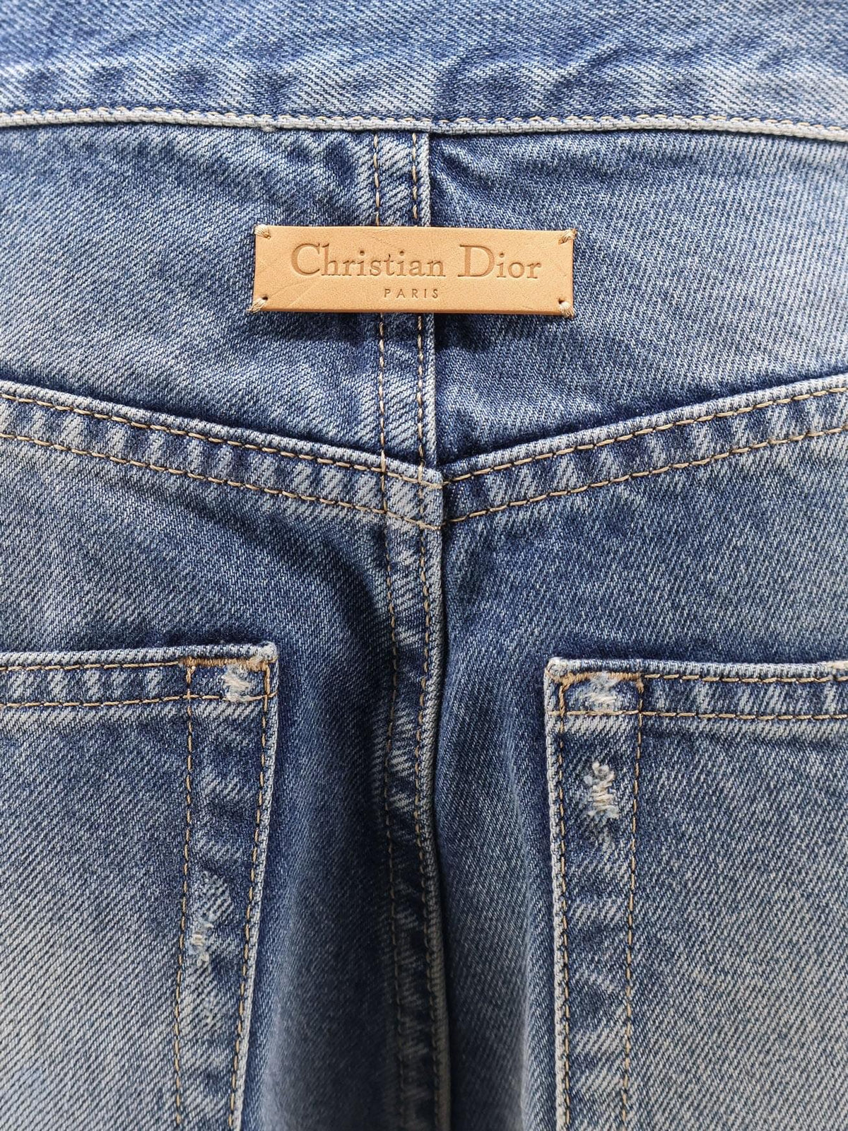 Dior Women Flared Jeans With Destroyed Effect CHRISTIAN DIOR