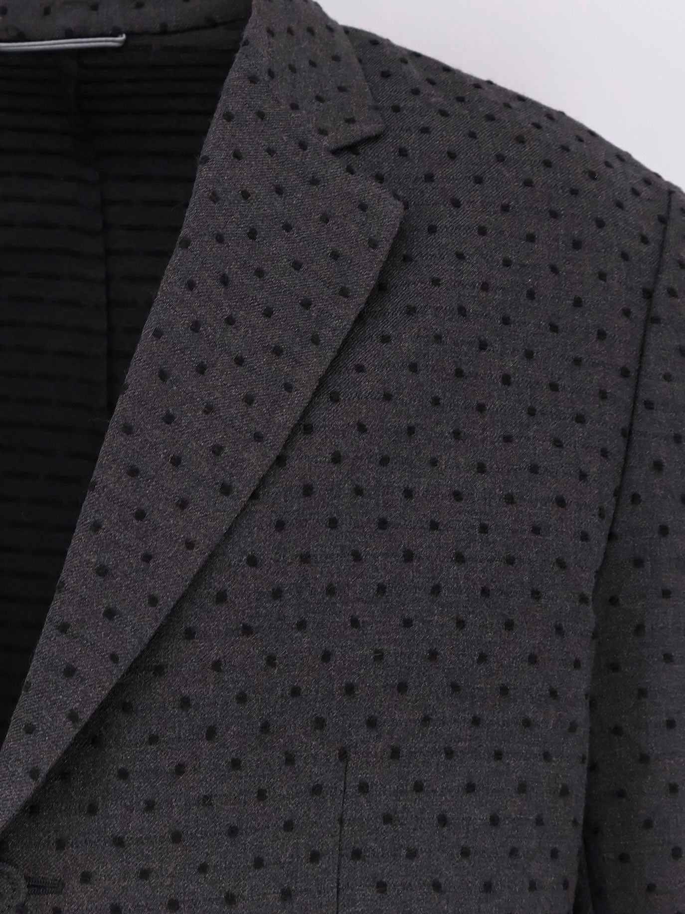 Dior Men Polka-Dots Virgin Wool And Alpaca Jacquard Blazer CHRISTIAN DIOR