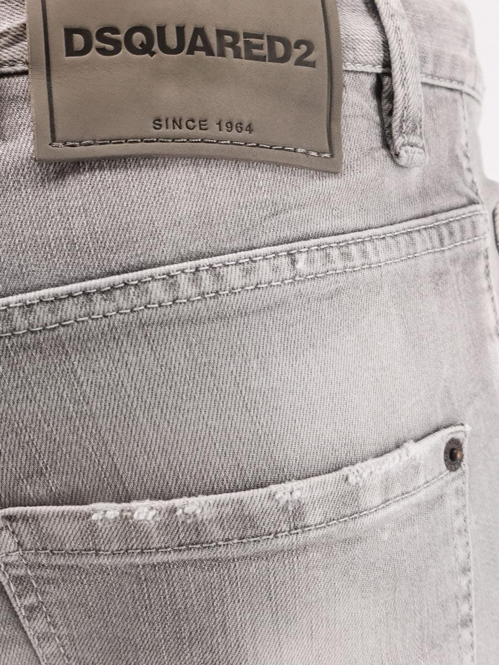Dsquared2 Men Skater Jeans With Destroyed Effect DSQUARED2