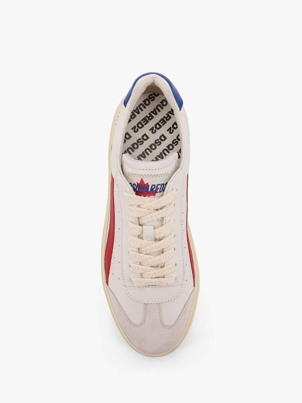 Dsquared2 Men Rider Leather Low-Top Sneakers DSQUARED2