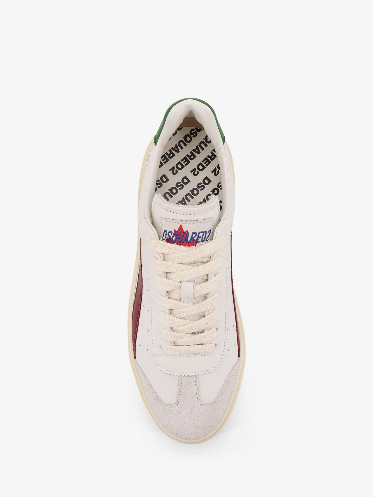 Dsquared2 Men Rider Leather Low-Top Sneakers DSQUARED2