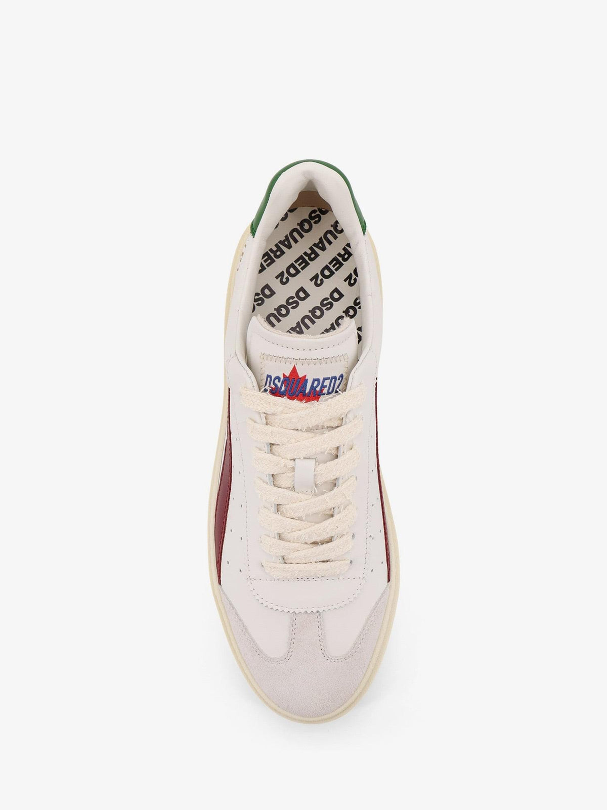 Dsquared2 Men Rider Leather Low-Top Sneakers DSQUARED2
