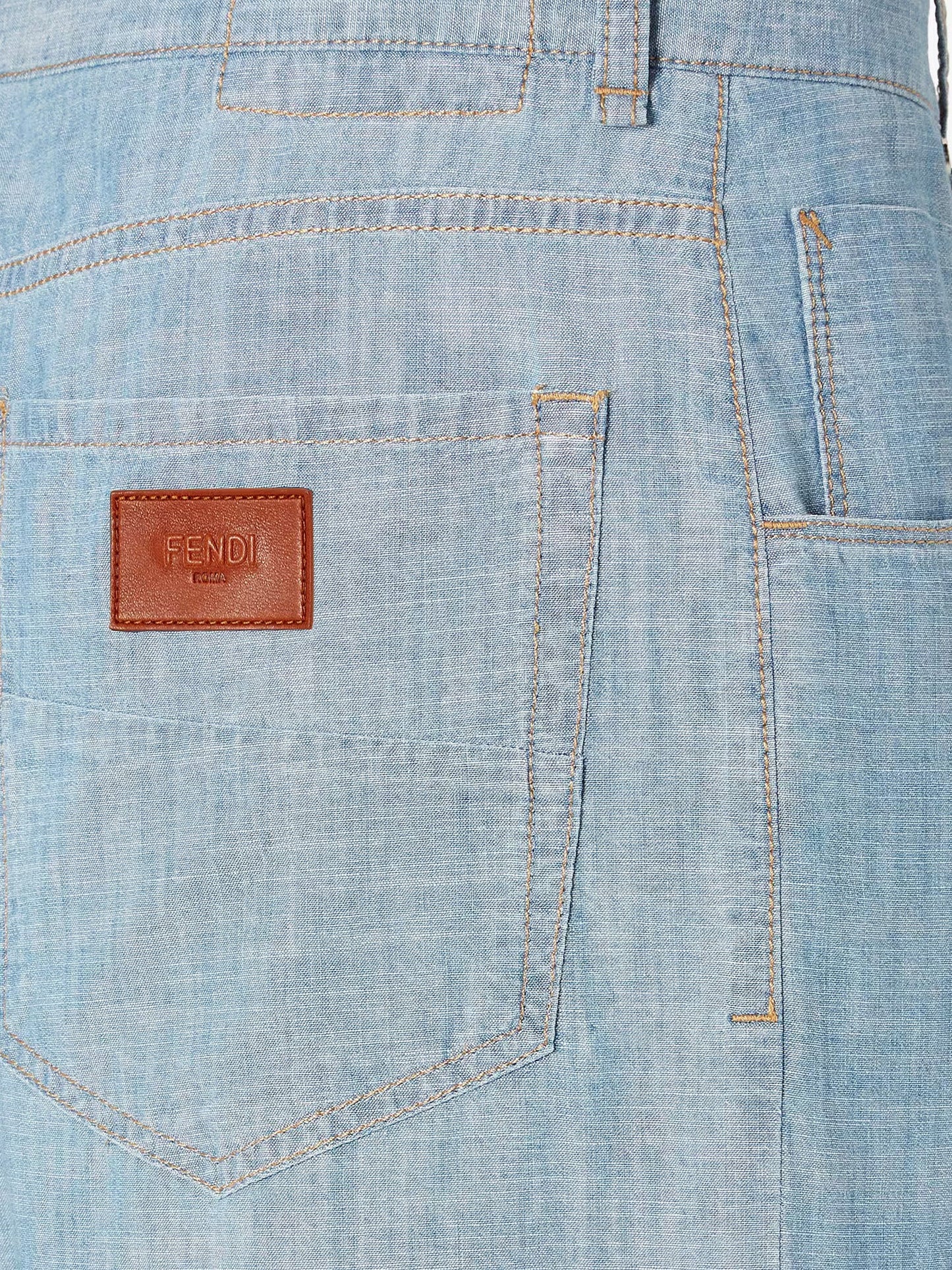 Fendi Men High Waist Jeans FENDI